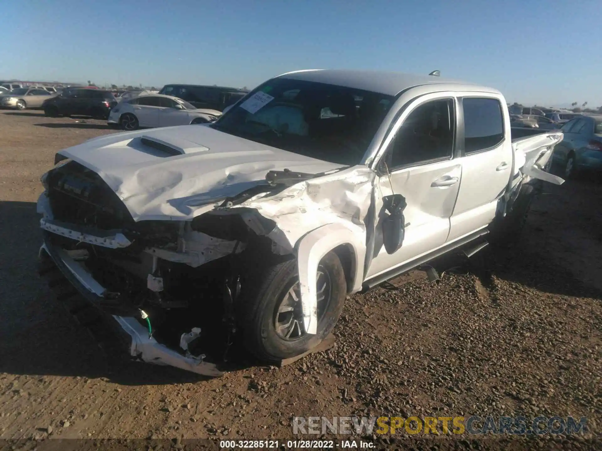 2 Photograph of a damaged car 3TYCZ5AN0MT009525 TOYOTA TACOMA 4WD 2021