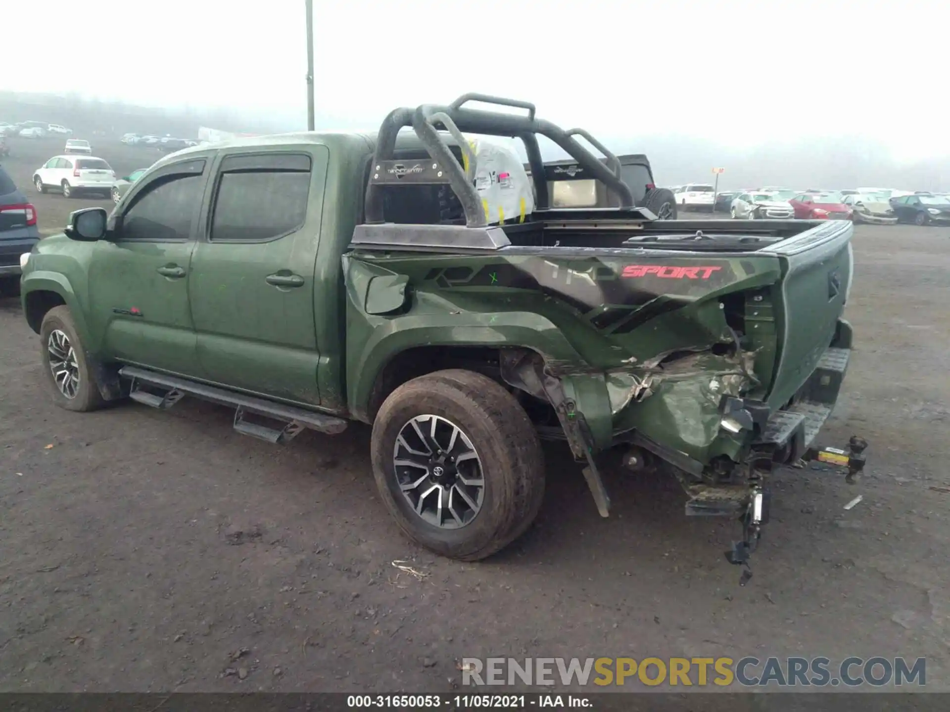 3 Photograph of a damaged car 3TYCZ5AN0MT015695 TOYOTA TACOMA 4WD 2021