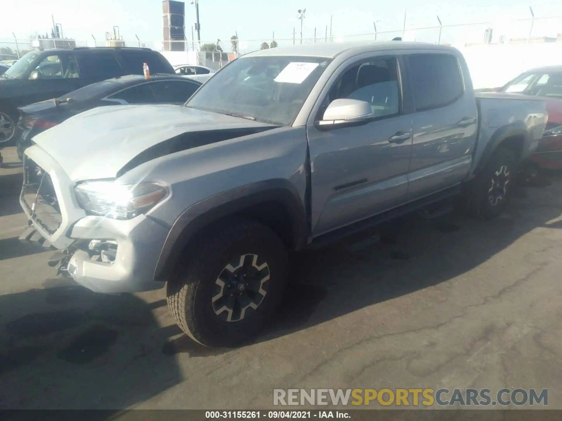 2 Photograph of a damaged car 3TYCZ5AN0MT031220 TOYOTA TACOMA 4WD 2021