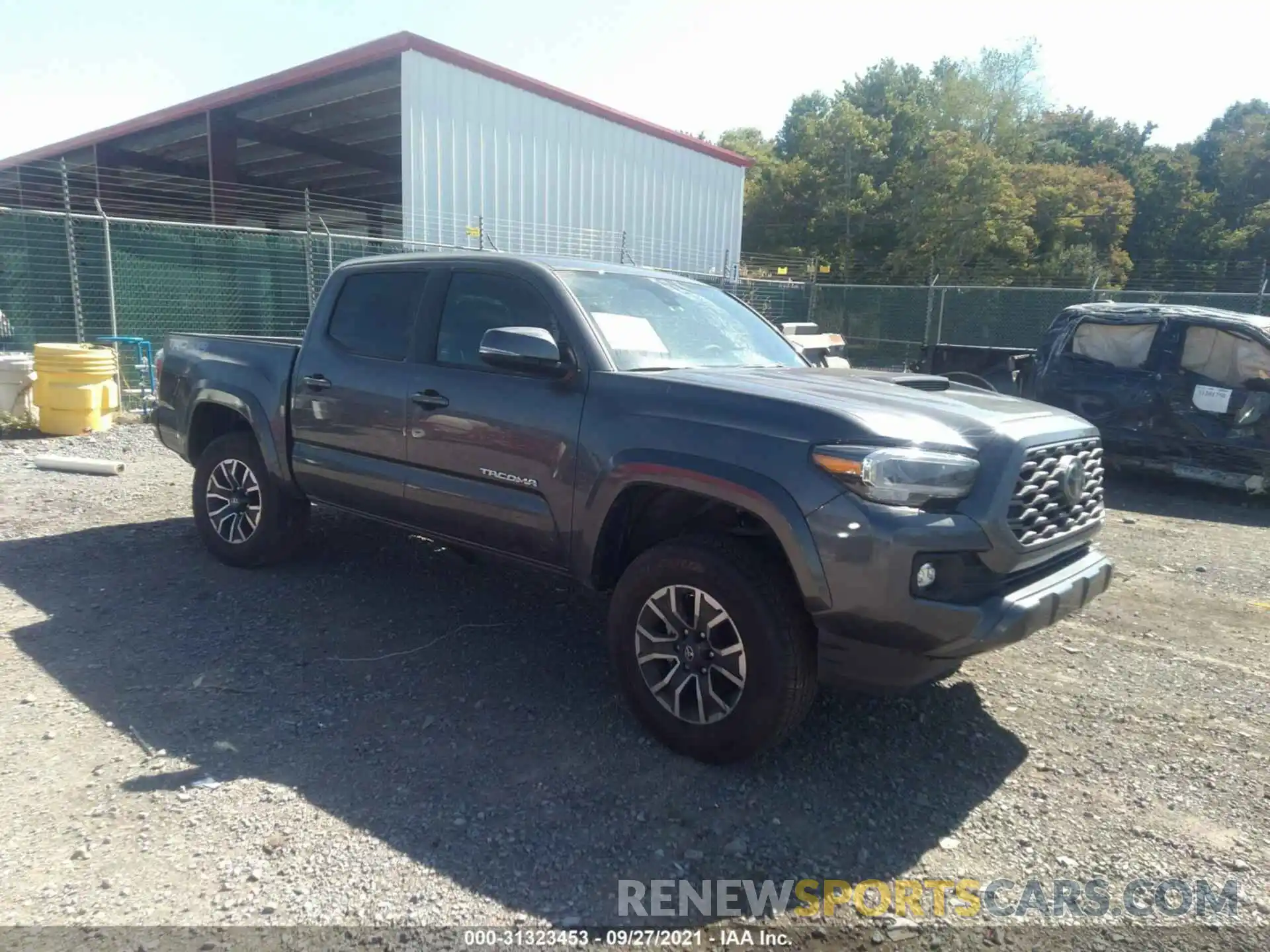 1 Photograph of a damaged car 3TYCZ5AN0MT041231 TOYOTA TACOMA 4WD 2021