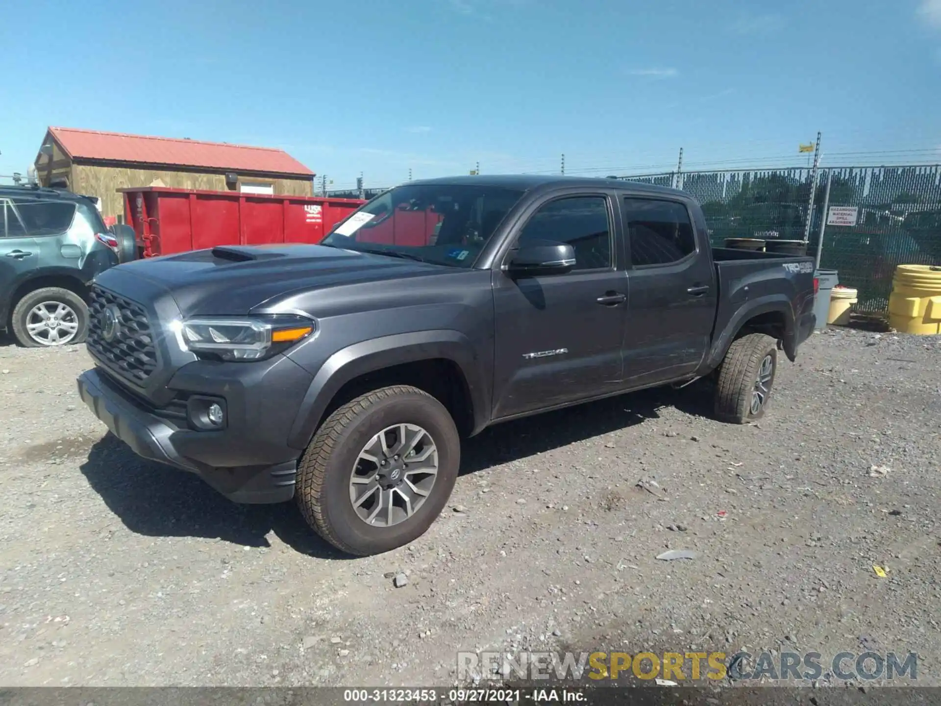 2 Photograph of a damaged car 3TYCZ5AN0MT041231 TOYOTA TACOMA 4WD 2021