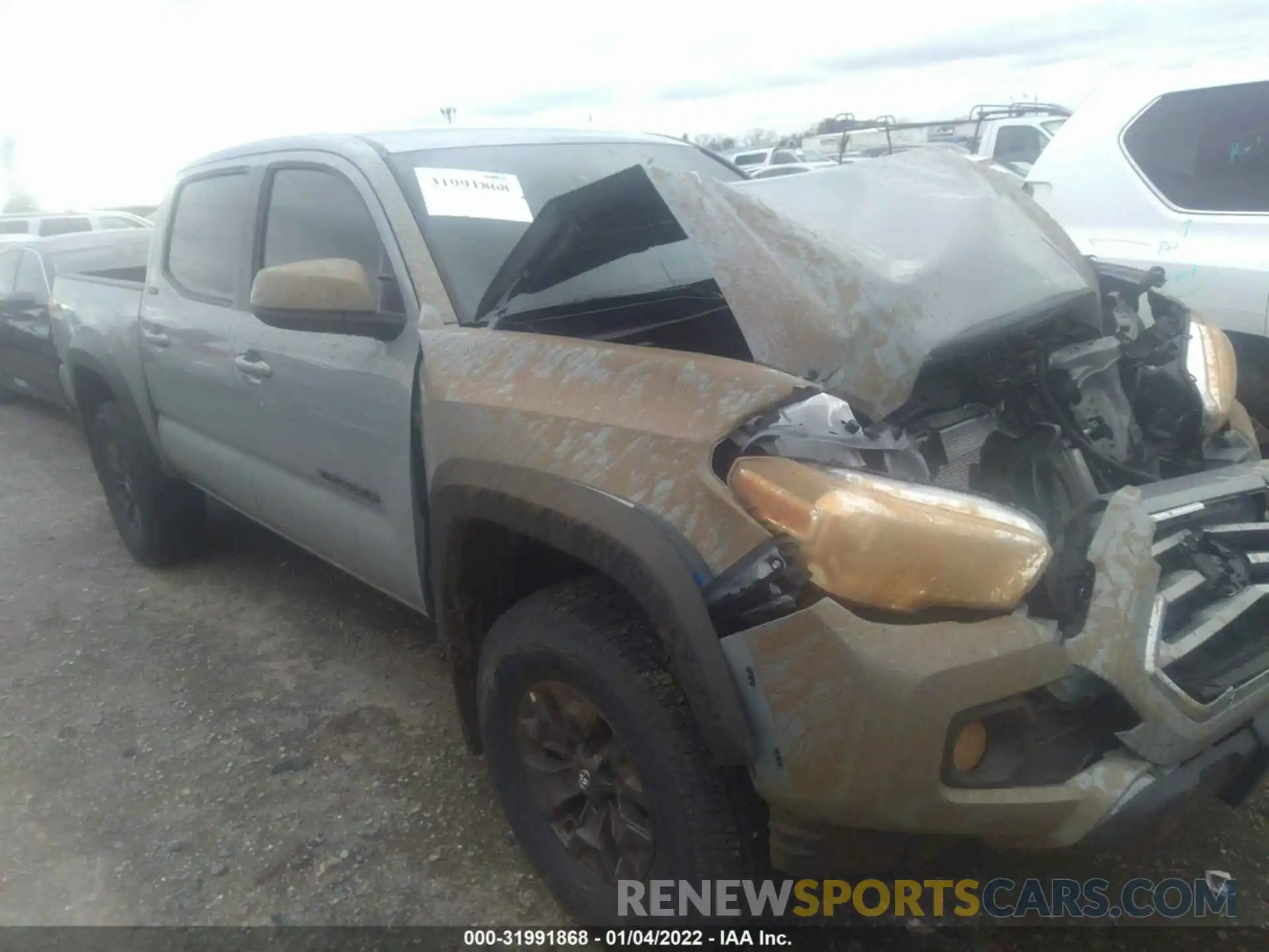 1 Photograph of a damaged car 3TYCZ5AN0MT047496 TOYOTA TACOMA 4WD 2021