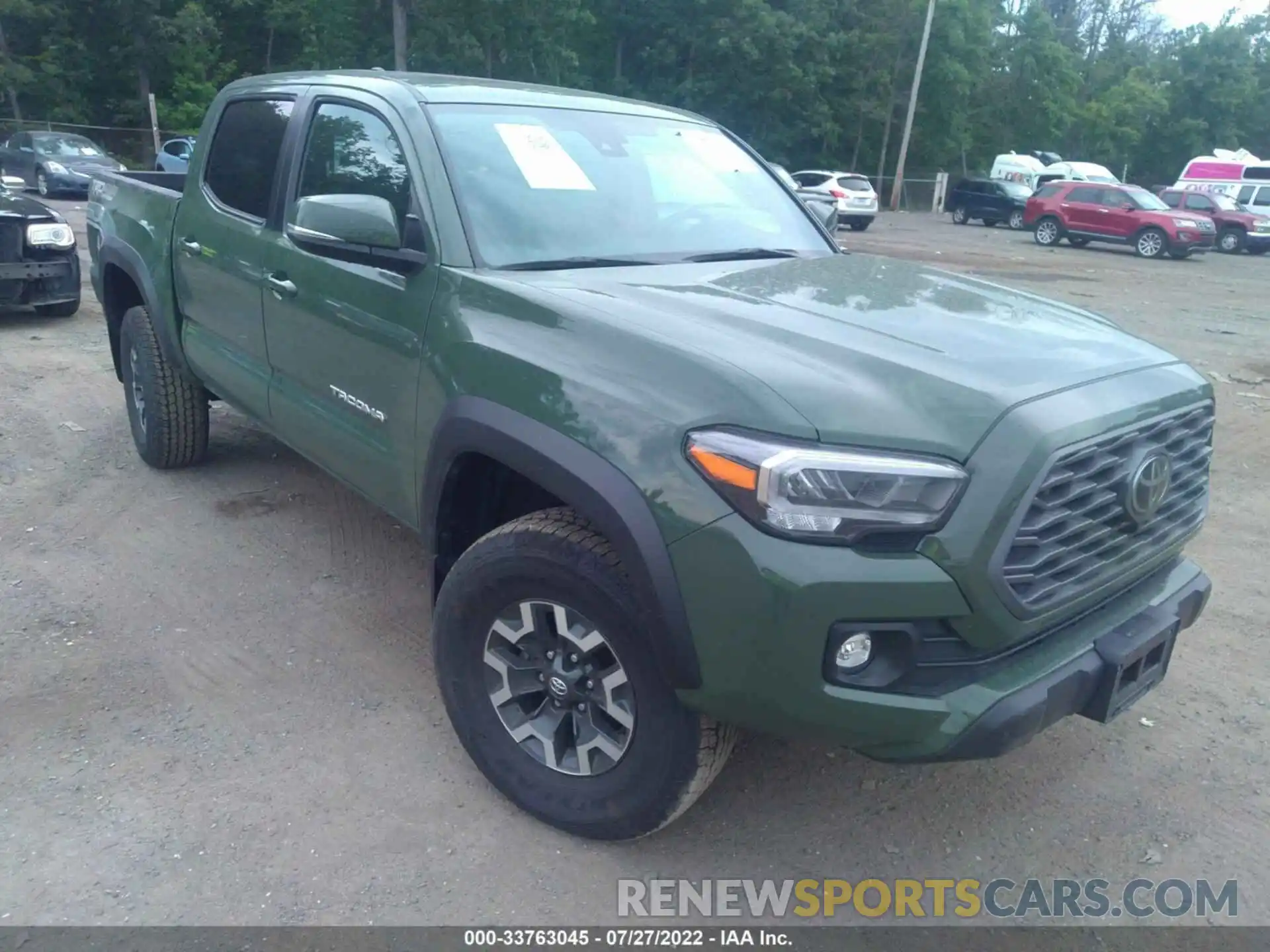 1 Photograph of a damaged car 3TYCZ5AN0MT048437 TOYOTA TACOMA 4WD 2021