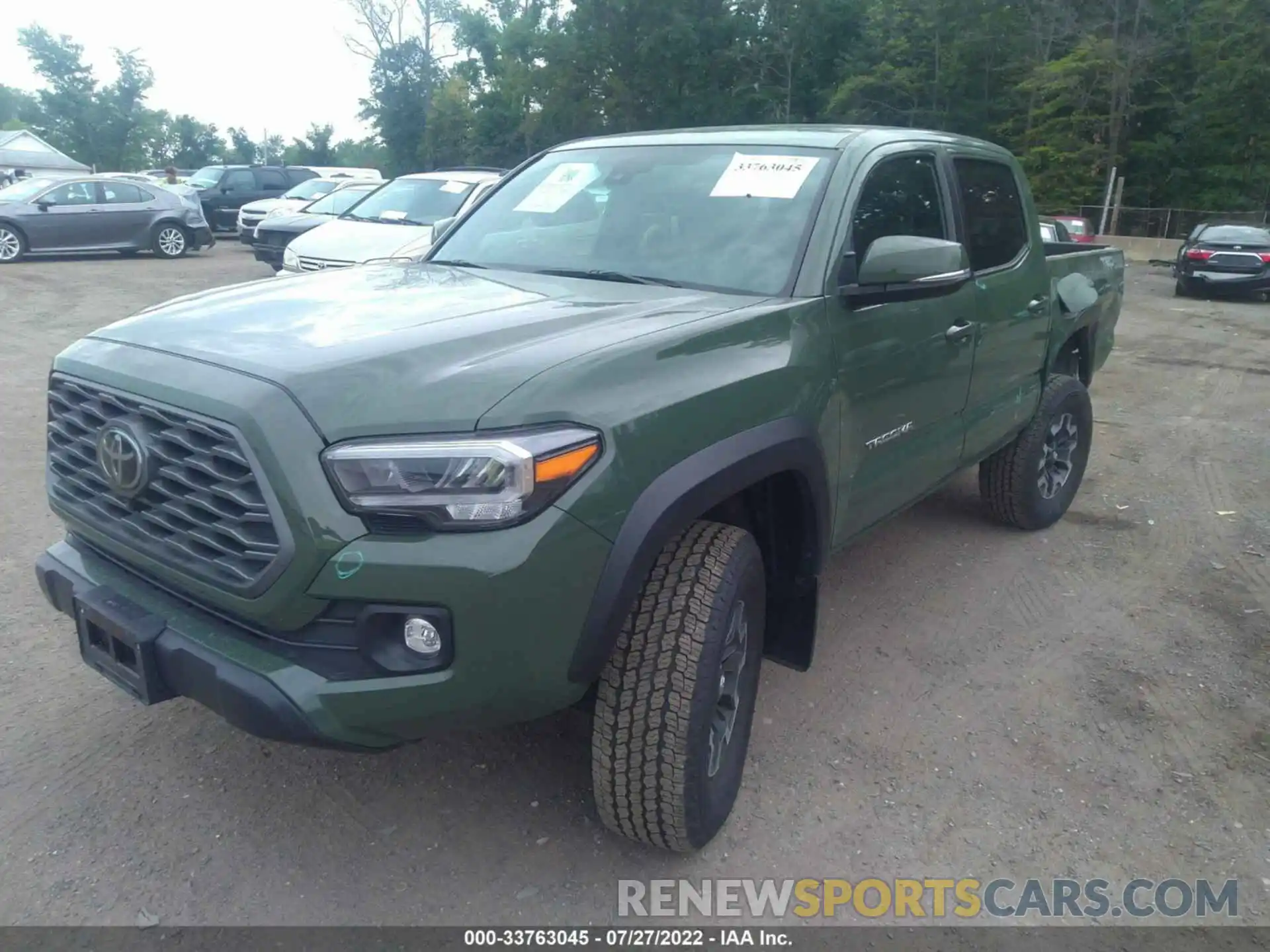 2 Photograph of a damaged car 3TYCZ5AN0MT048437 TOYOTA TACOMA 4WD 2021