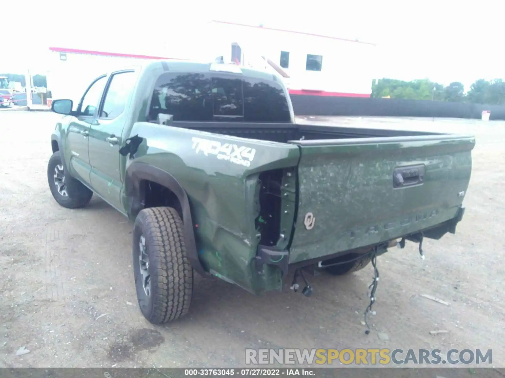 3 Photograph of a damaged car 3TYCZ5AN0MT048437 TOYOTA TACOMA 4WD 2021