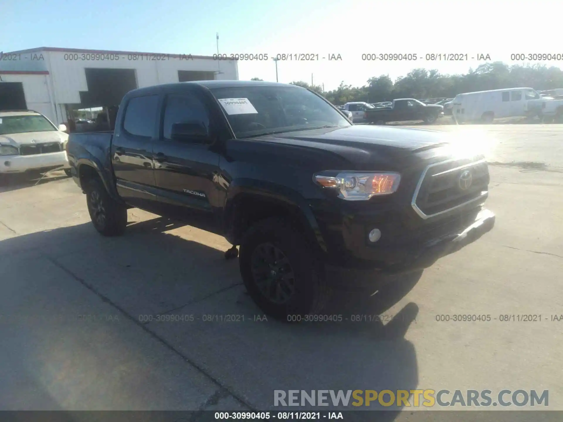 1 Photograph of a damaged car 3TYCZ5AN1MT024289 TOYOTA TACOMA 4WD 2021