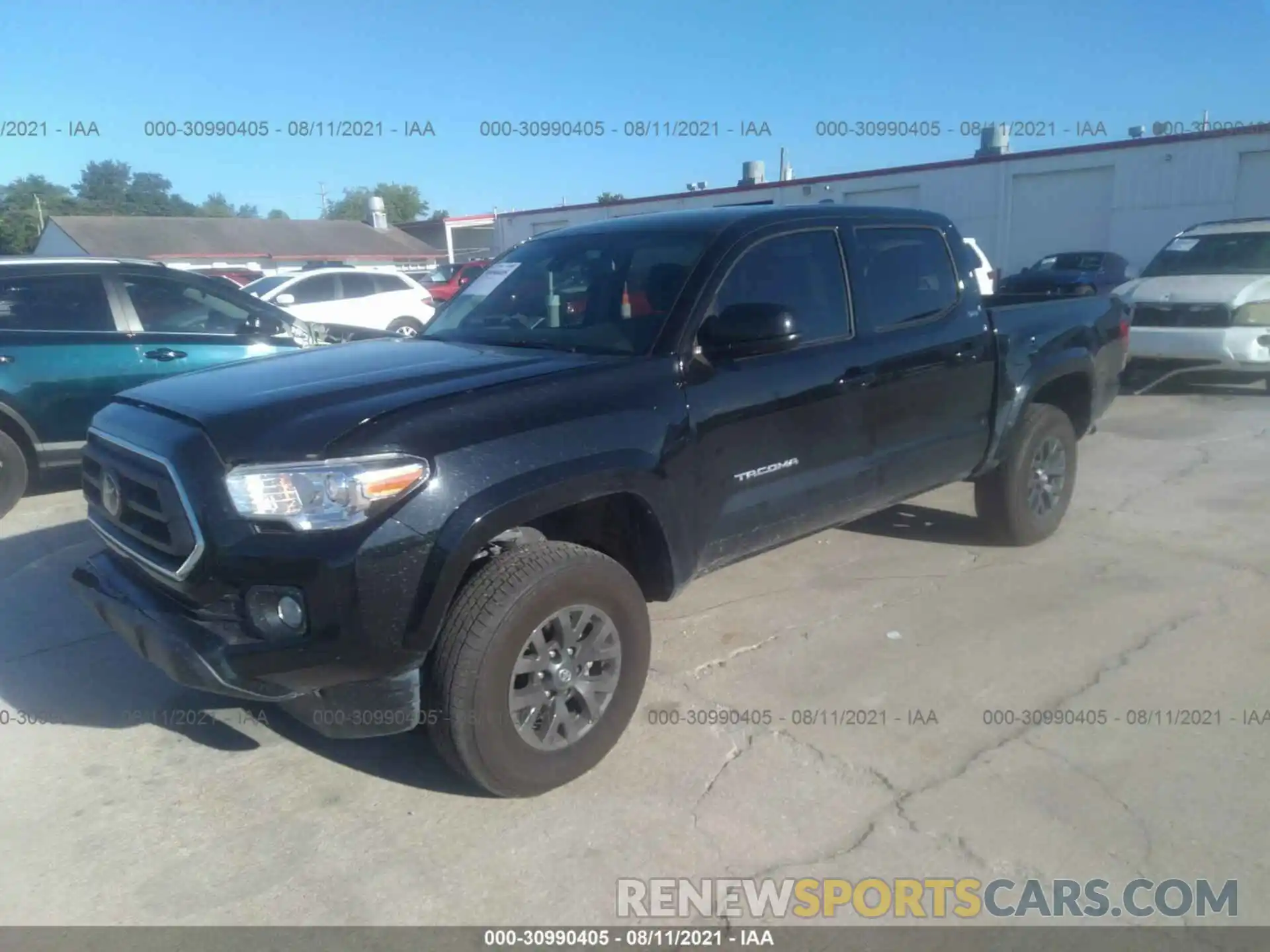 2 Photograph of a damaged car 3TYCZ5AN1MT024289 TOYOTA TACOMA 4WD 2021