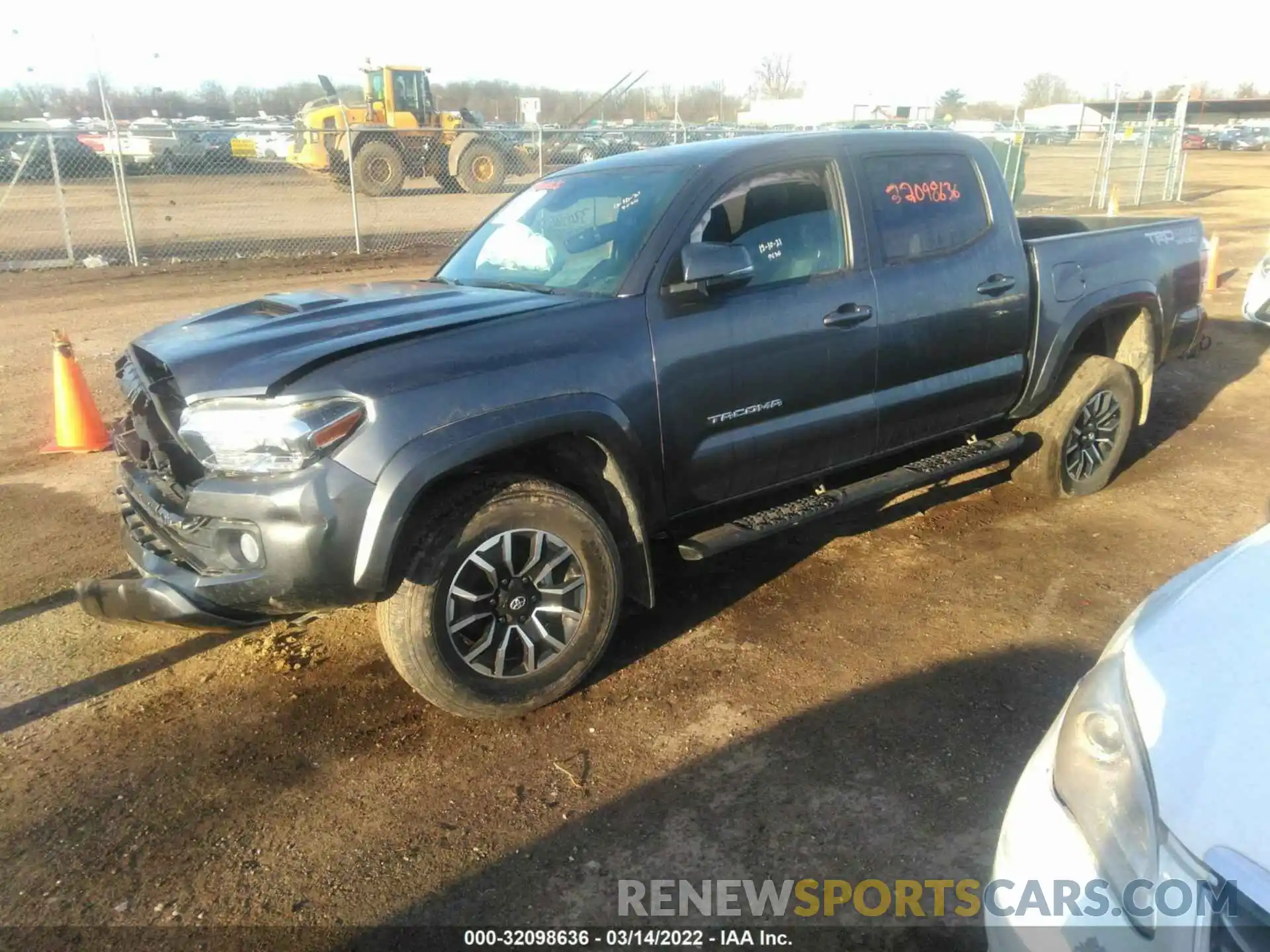 2 Photograph of a damaged car 3TYCZ5AN1MT035535 TOYOTA TACOMA 4WD 2021