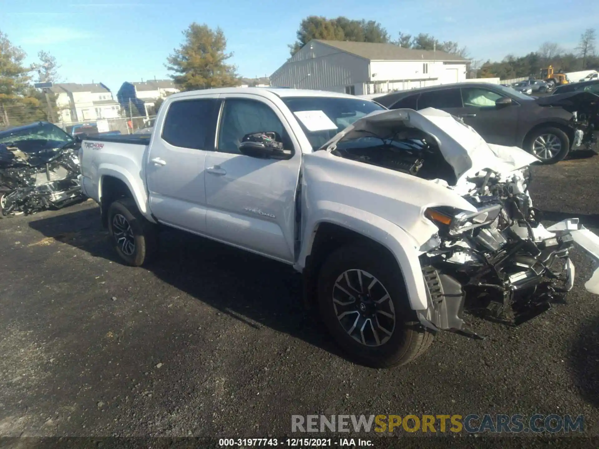 1 Photograph of a damaged car 3TYCZ5AN1MT044946 TOYOTA TACOMA 4WD 2021