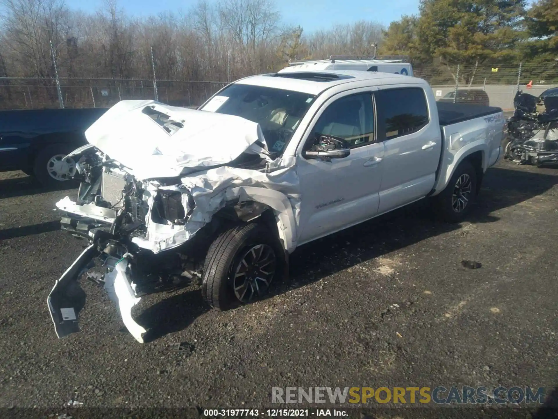 2 Photograph of a damaged car 3TYCZ5AN1MT044946 TOYOTA TACOMA 4WD 2021