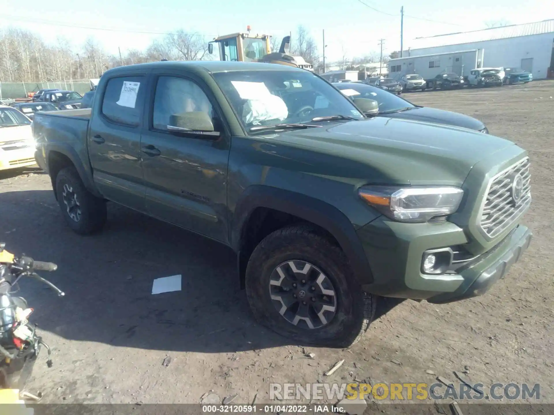 1 Photograph of a damaged car 3TYCZ5AN1MT051797 TOYOTA TACOMA 4WD 2021