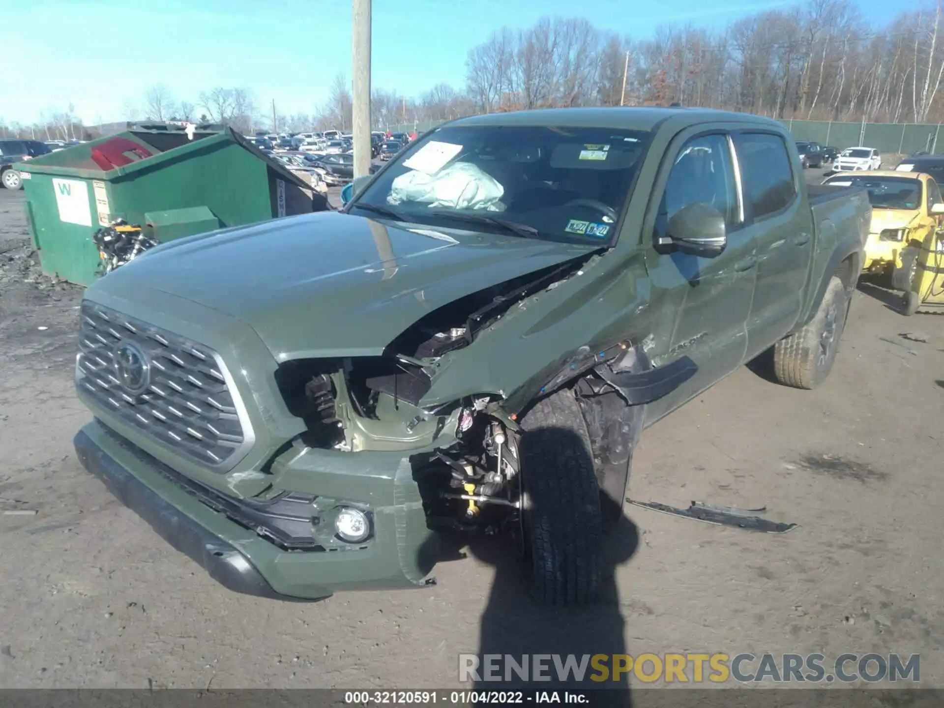 6 Photograph of a damaged car 3TYCZ5AN1MT051797 TOYOTA TACOMA 4WD 2021