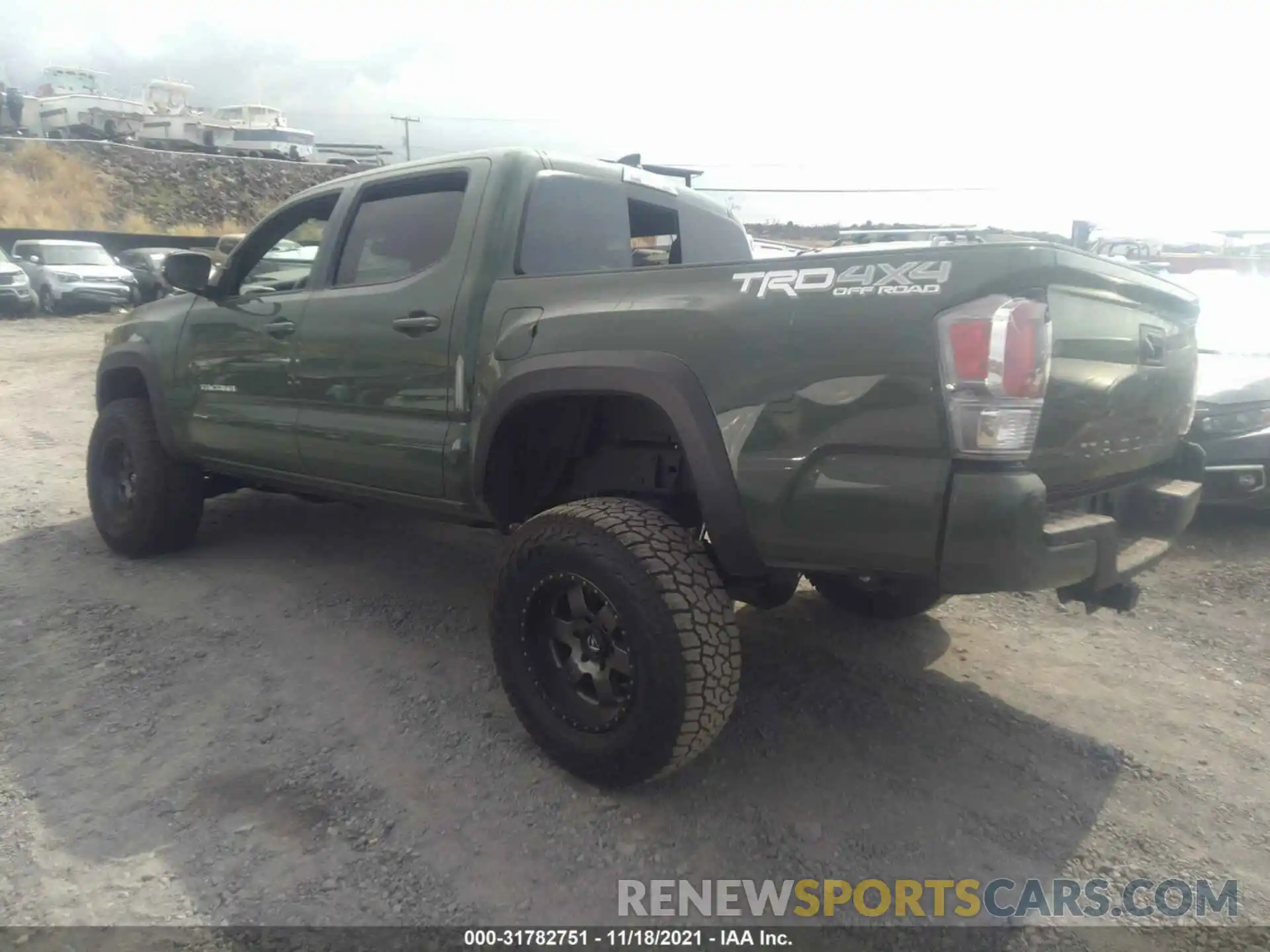 3 Photograph of a damaged car 3TYCZ5AN2MT024169 TOYOTA TACOMA 4WD 2021