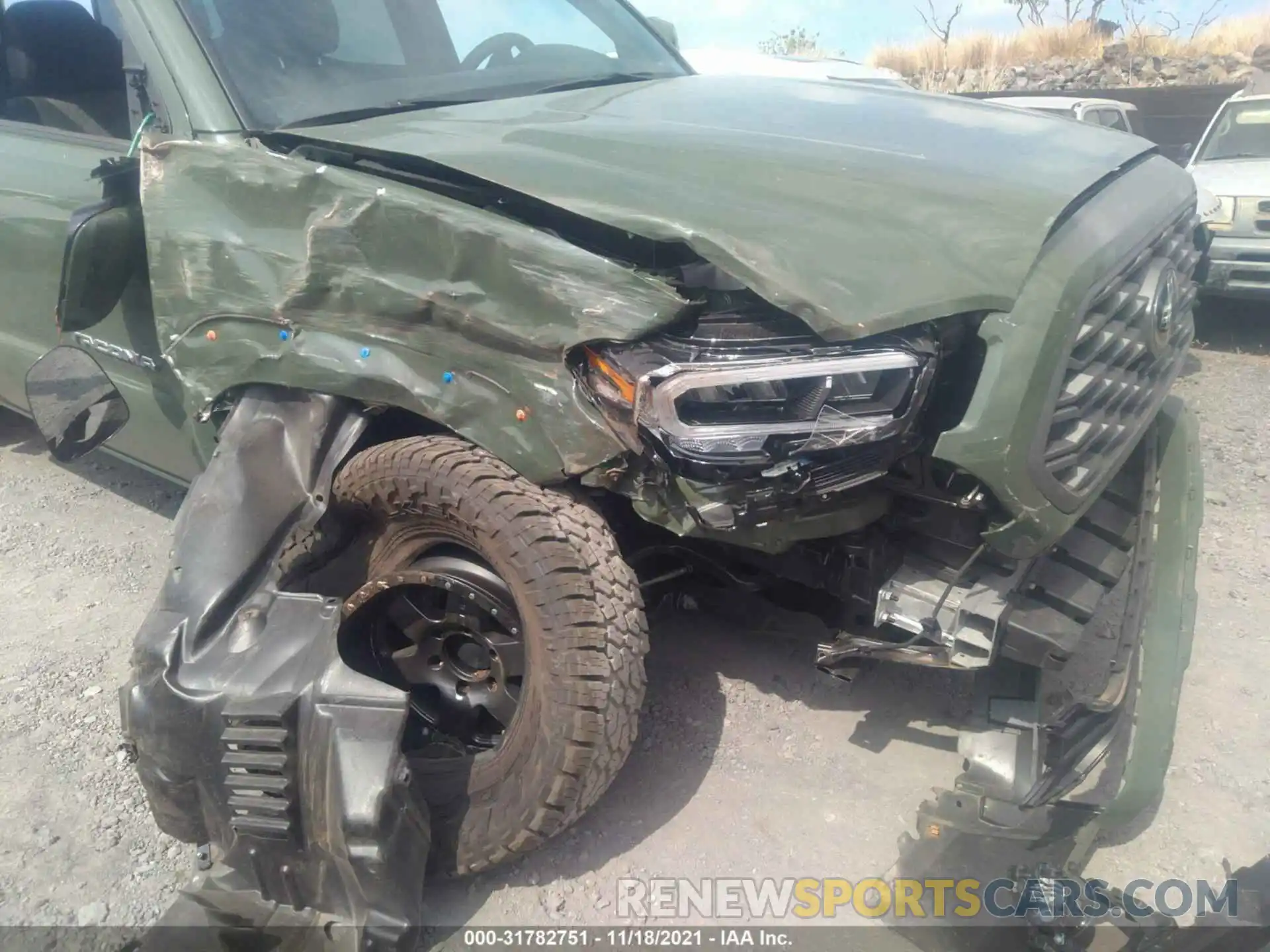 6 Photograph of a damaged car 3TYCZ5AN2MT024169 TOYOTA TACOMA 4WD 2021