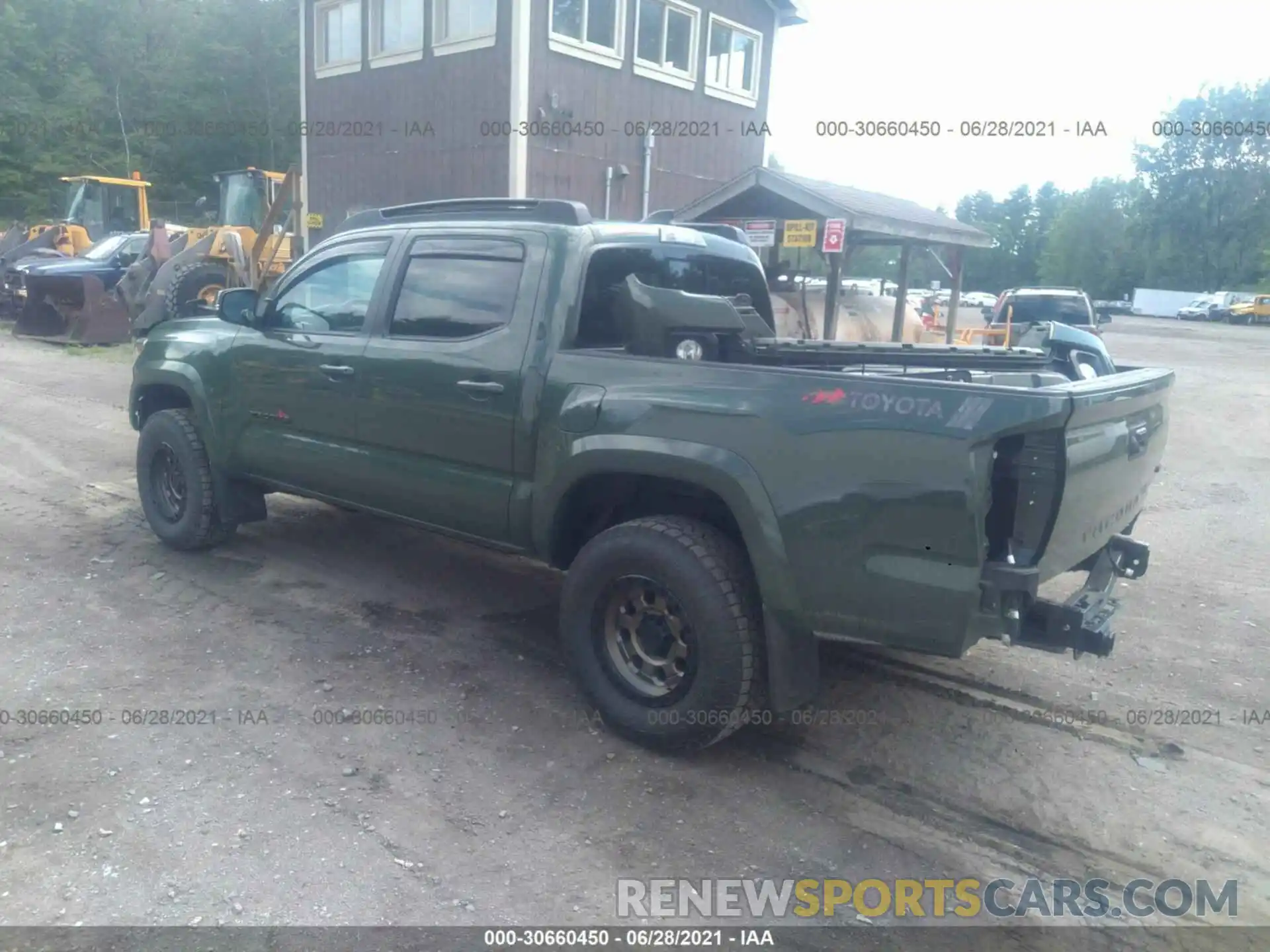 3 Photograph of a damaged car 3TYCZ5AN2MT024821 TOYOTA TACOMA 4WD 2021