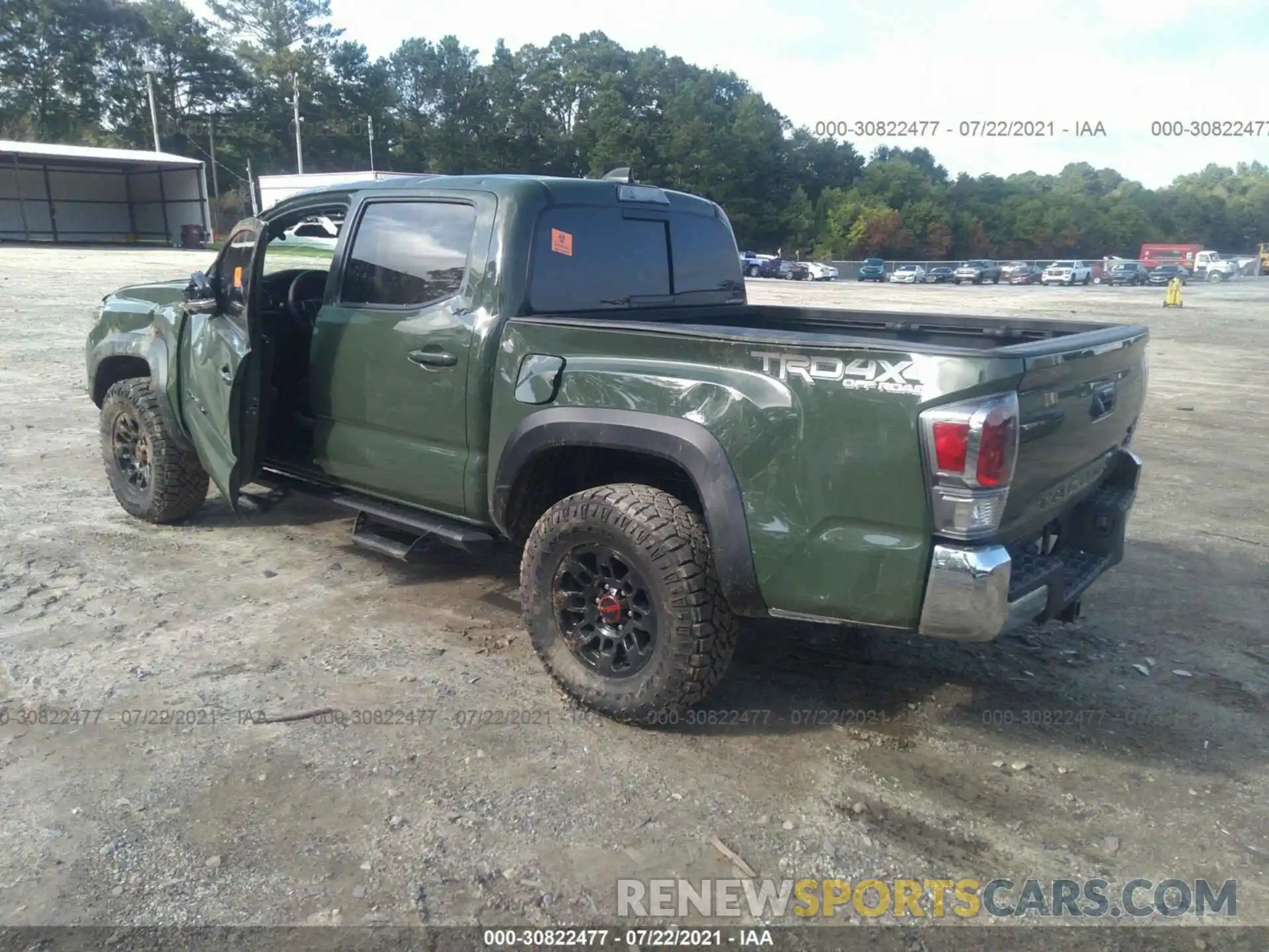 3 Photograph of a damaged car 3TYCZ5AN2MT038363 TOYOTA TACOMA 4WD 2021