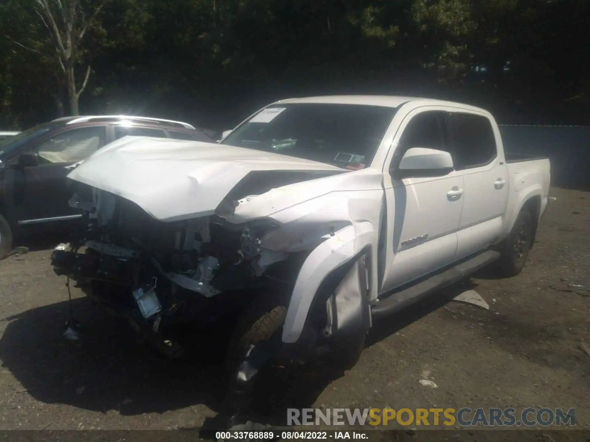 2 Photograph of a damaged car 3TYCZ5AN2MT049007 TOYOTA TACOMA 4WD 2021