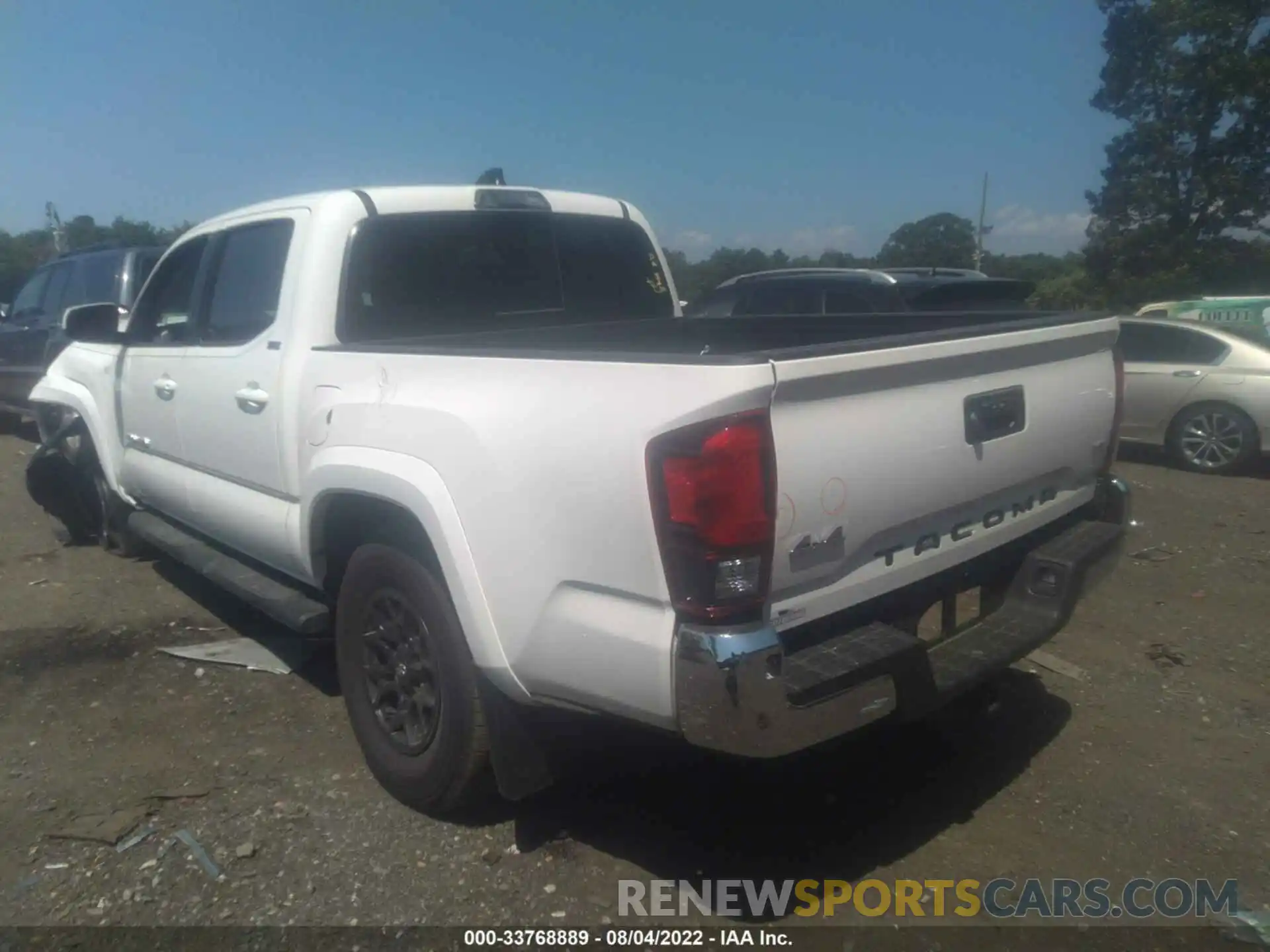 3 Photograph of a damaged car 3TYCZ5AN2MT049007 TOYOTA TACOMA 4WD 2021