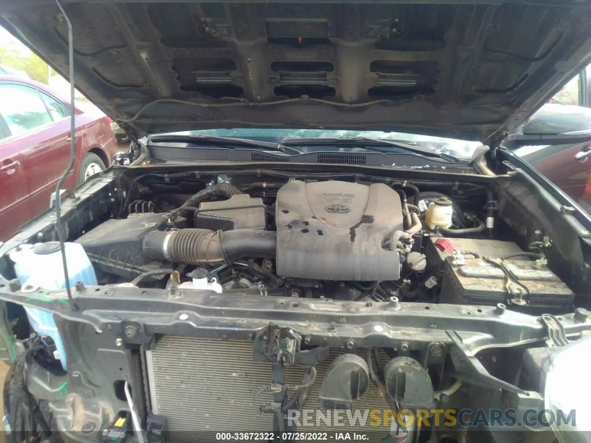 10 Photograph of a damaged car 3TYCZ5AN3MT017649 TOYOTA TACOMA 4WD 2021