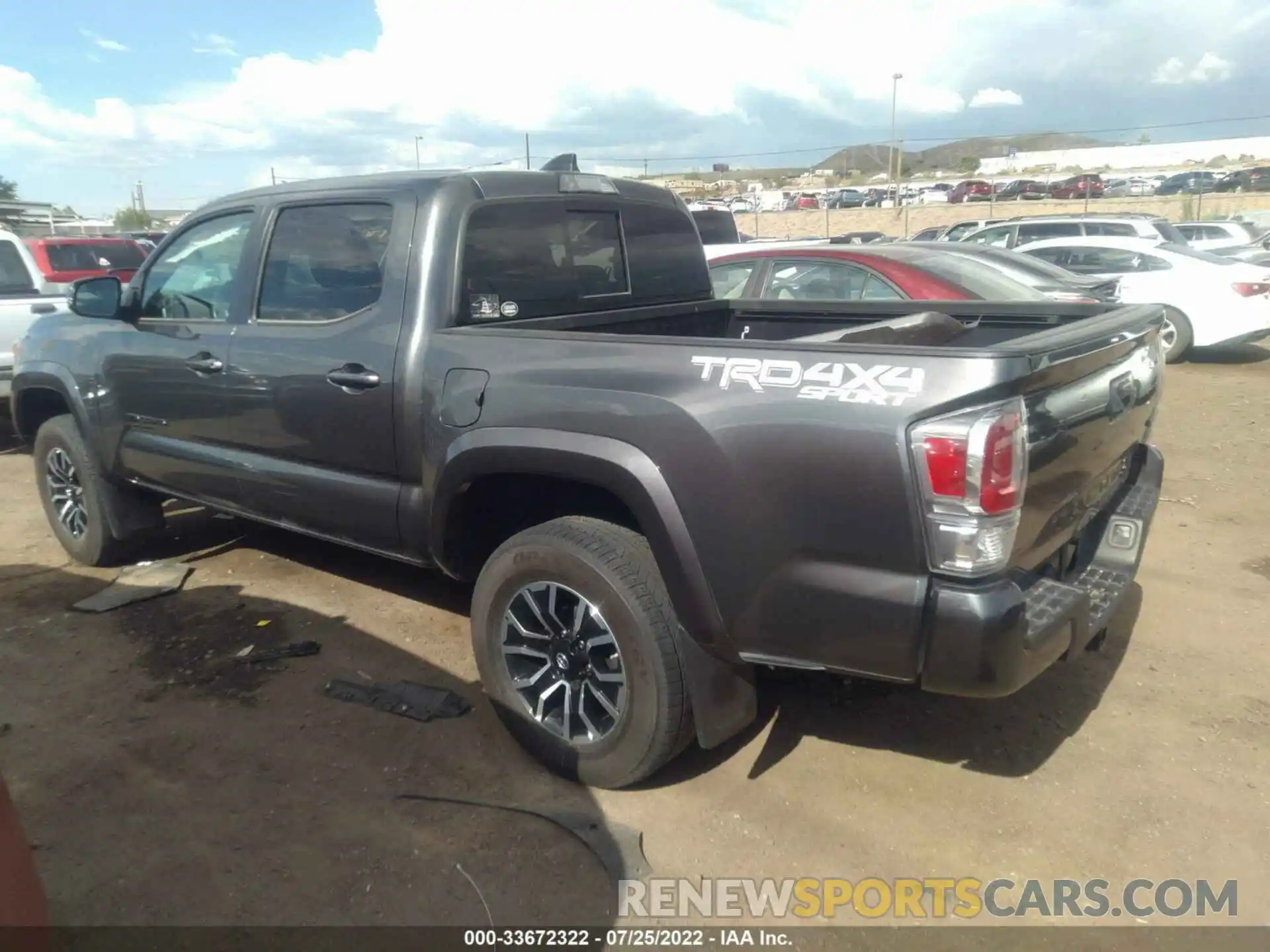 3 Photograph of a damaged car 3TYCZ5AN3MT017649 TOYOTA TACOMA 4WD 2021