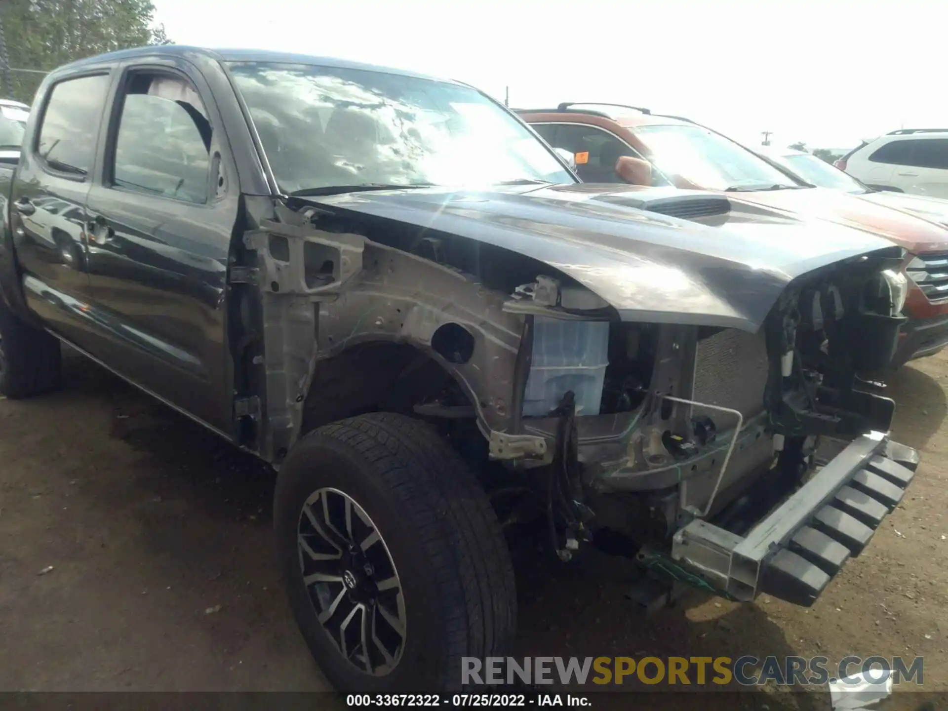 6 Photograph of a damaged car 3TYCZ5AN3MT017649 TOYOTA TACOMA 4WD 2021