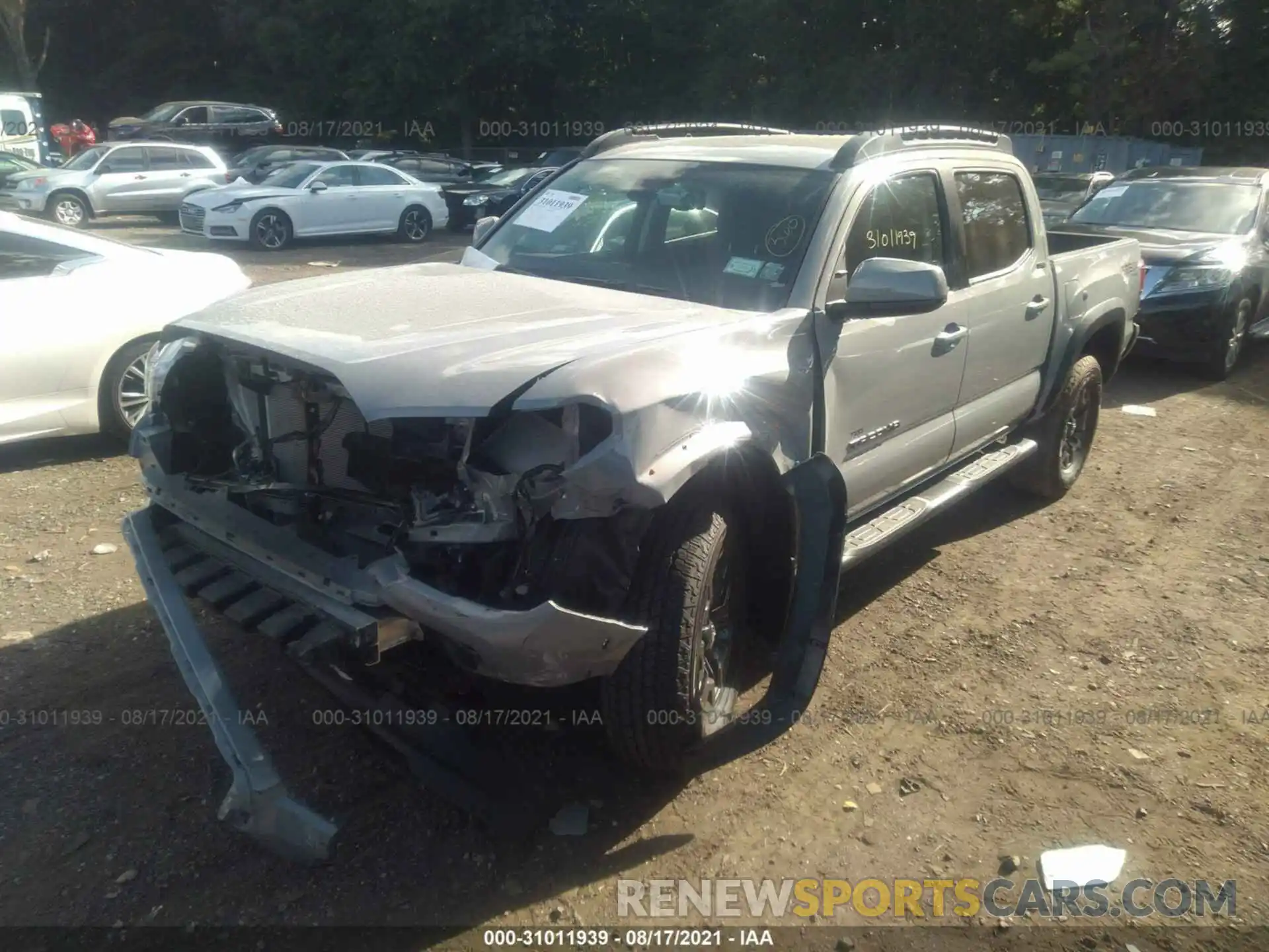 6 Photograph of a damaged car 3TYCZ5AN3MT032443 TOYOTA TACOMA 4WD 2021