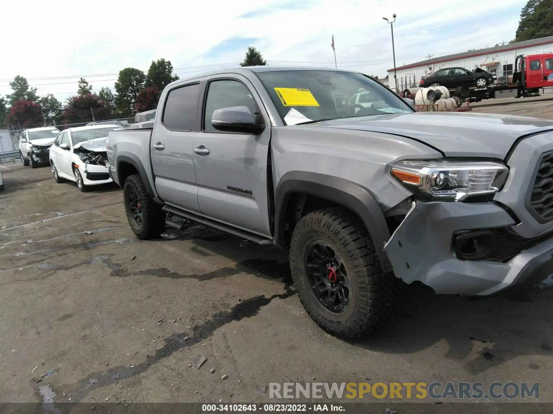 6 Фотография поврежденного автомобиля 3TYCZ5AN3MT045838 TOYOTA TACOMA 4WD 2021