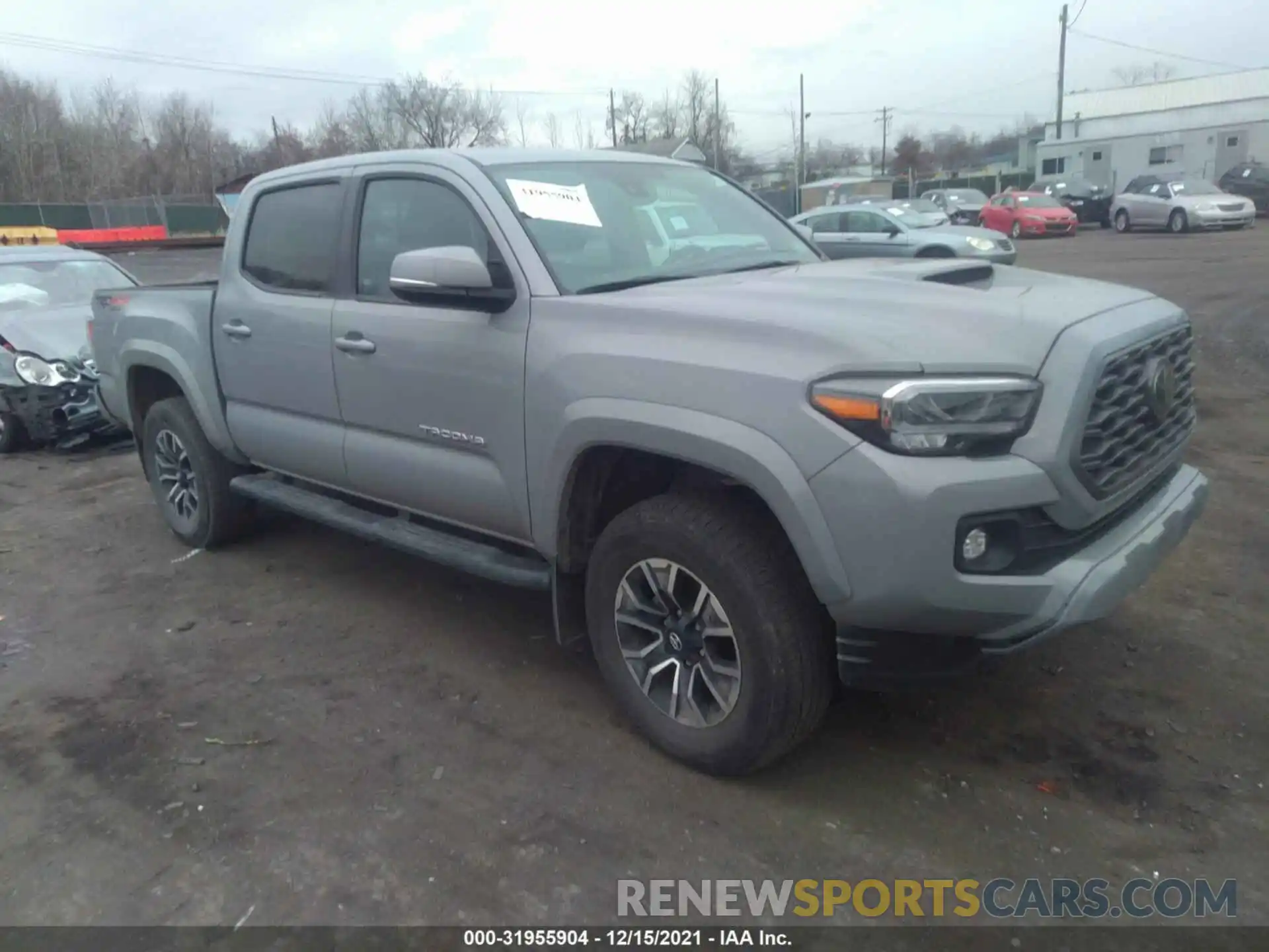 1 Photograph of a damaged car 3TYCZ5AN4MT017255 TOYOTA TACOMA 4WD 2021