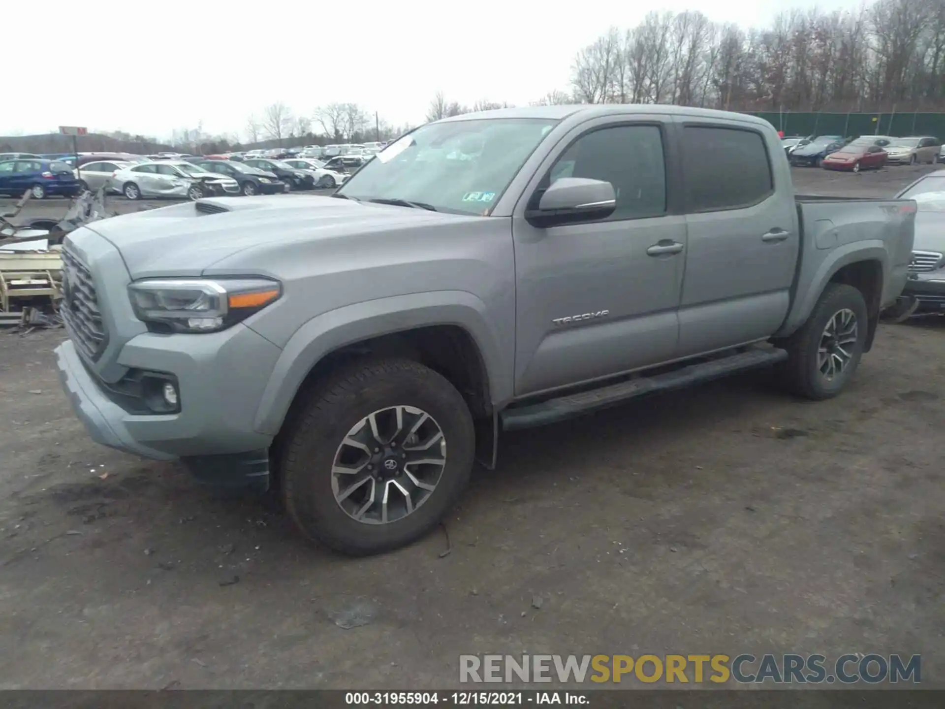 2 Photograph of a damaged car 3TYCZ5AN4MT017255 TOYOTA TACOMA 4WD 2021