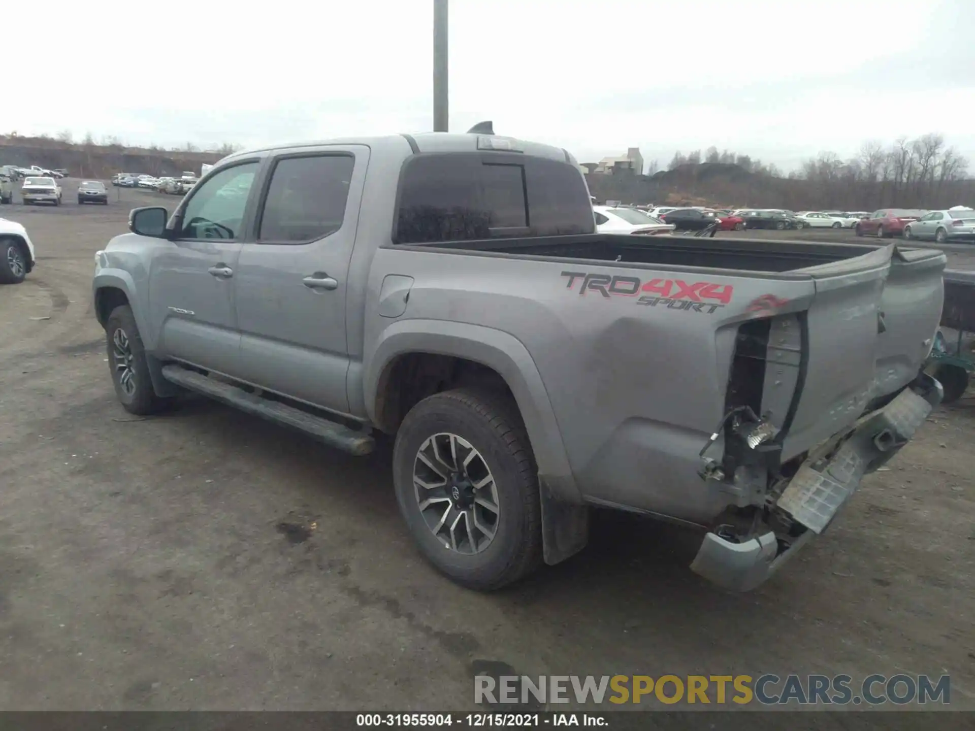 3 Photograph of a damaged car 3TYCZ5AN4MT017255 TOYOTA TACOMA 4WD 2021