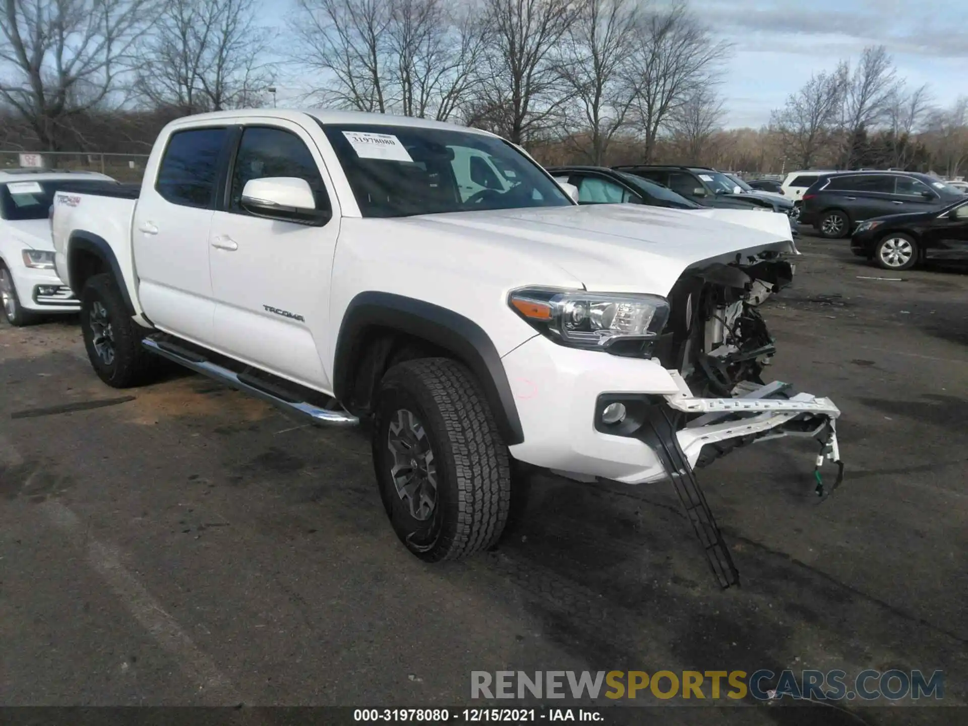 1 Photograph of a damaged car 3TYCZ5AN4MT030362 TOYOTA TACOMA 4WD 2021