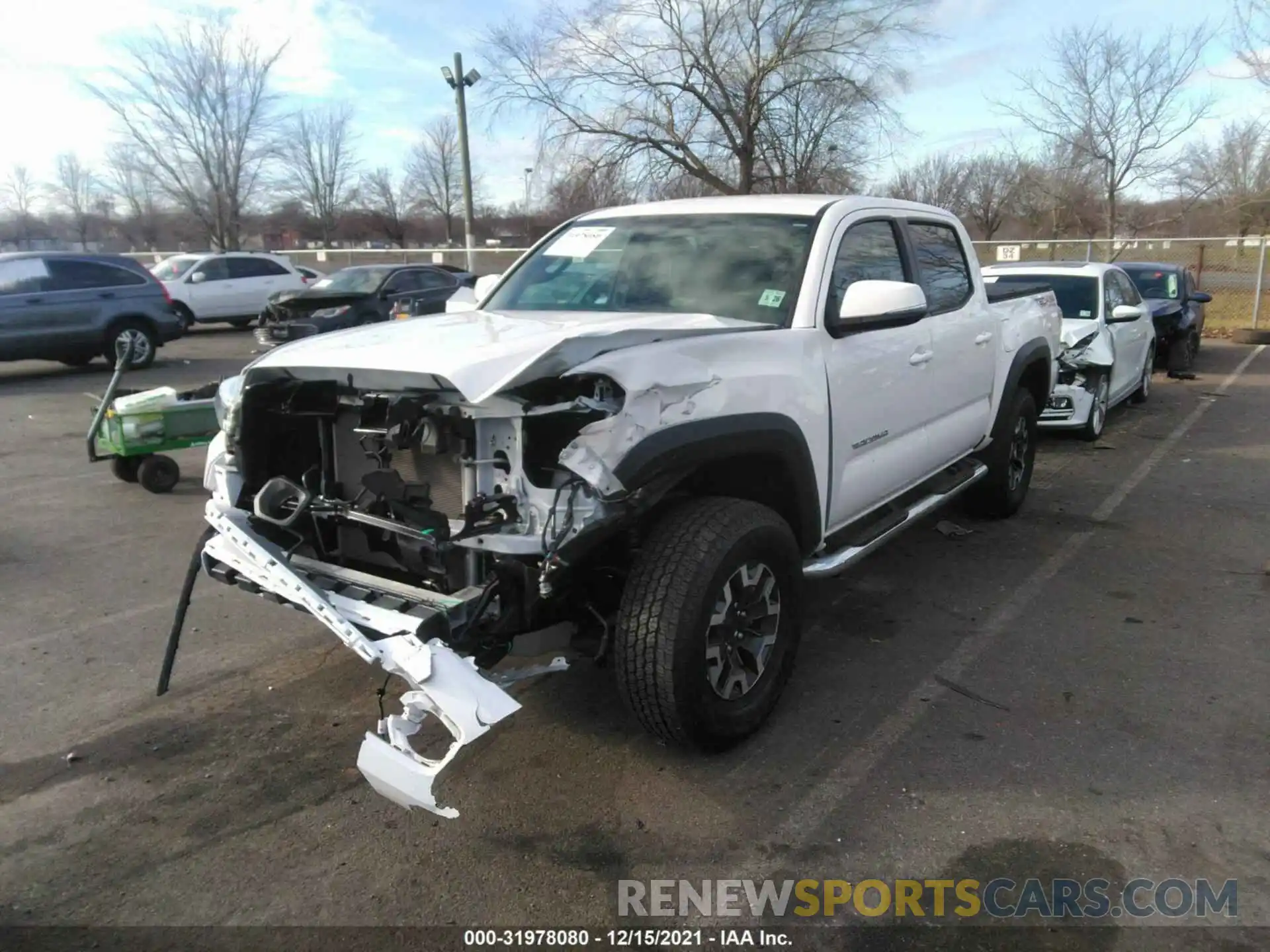 2 Photograph of a damaged car 3TYCZ5AN4MT030362 TOYOTA TACOMA 4WD 2021