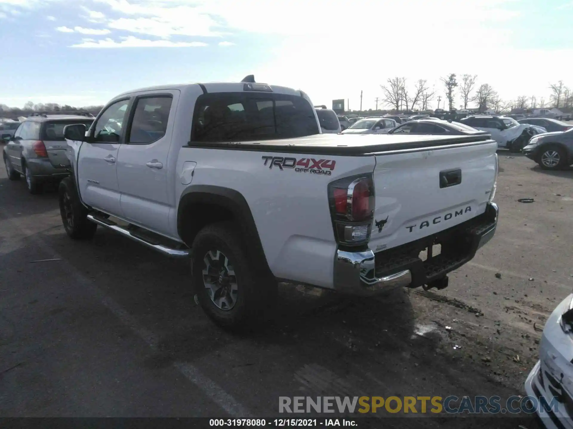 3 Photograph of a damaged car 3TYCZ5AN4MT030362 TOYOTA TACOMA 4WD 2021