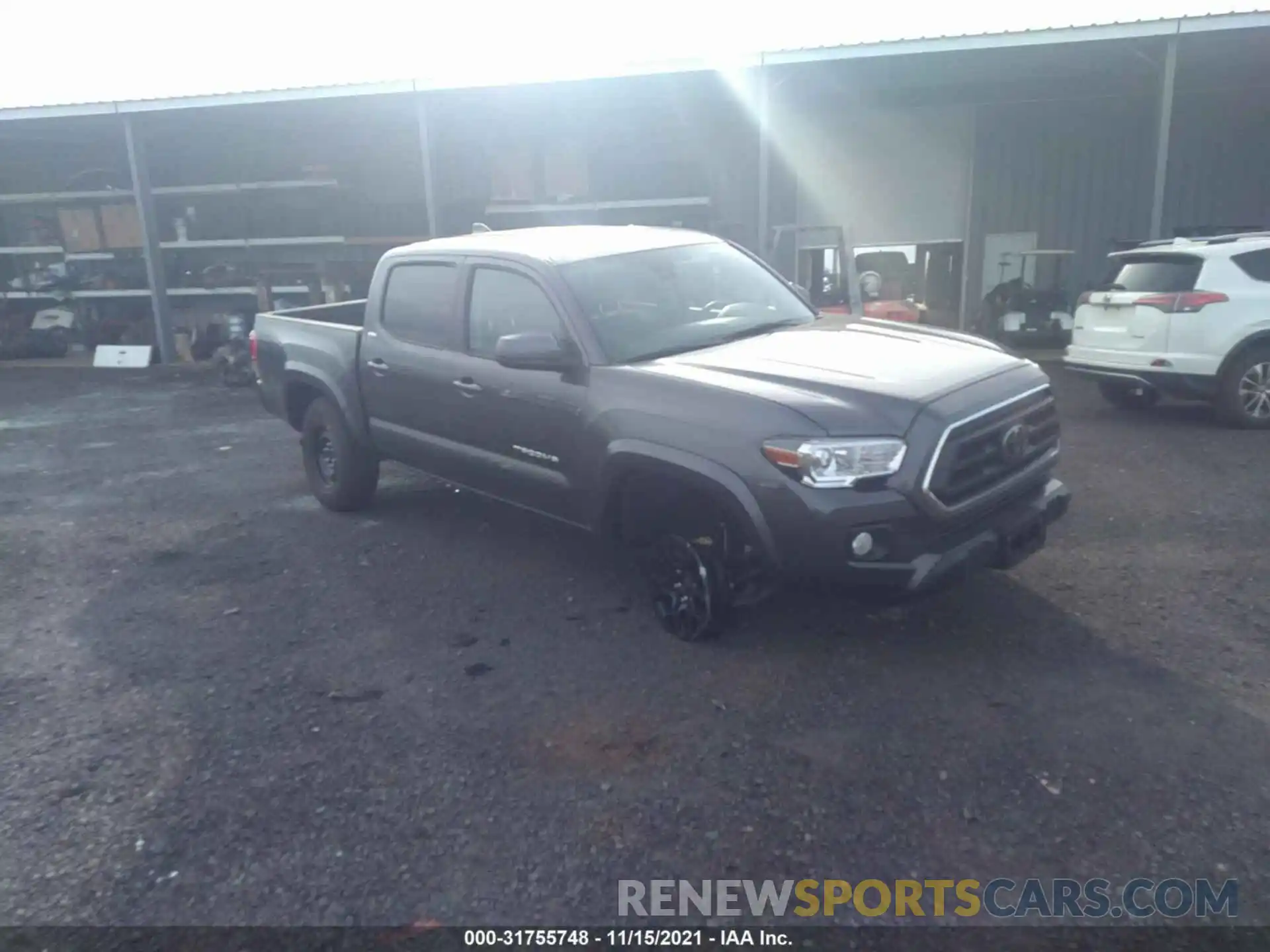 1 Photograph of a damaged car 3TYCZ5AN4MT035741 TOYOTA TACOMA 4WD 2021