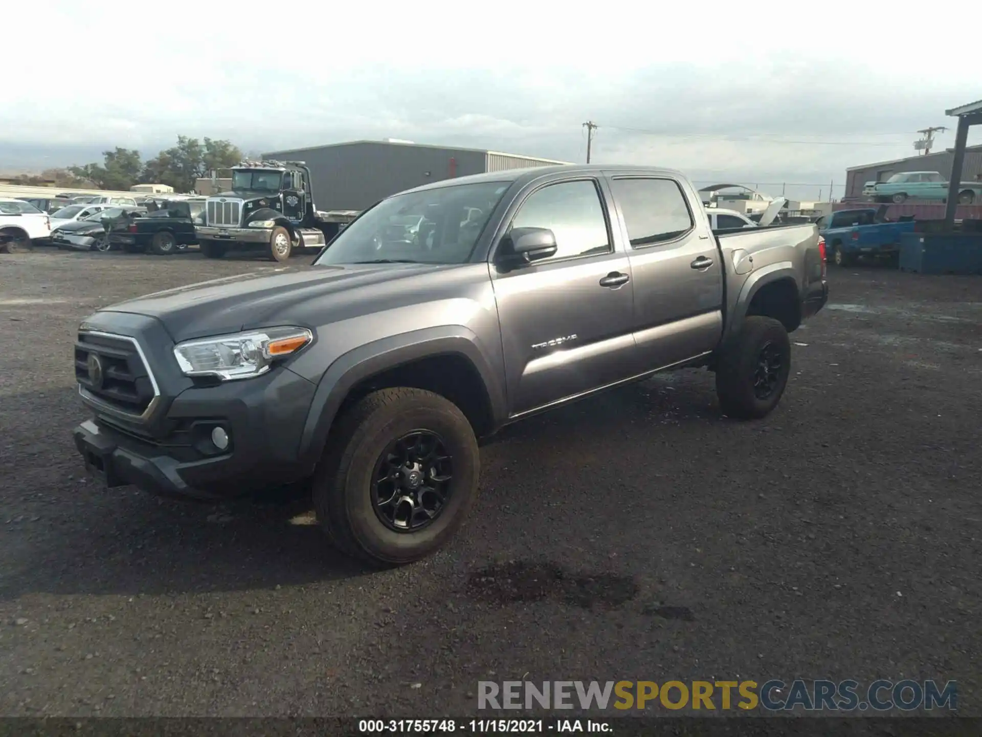 2 Photograph of a damaged car 3TYCZ5AN4MT035741 TOYOTA TACOMA 4WD 2021