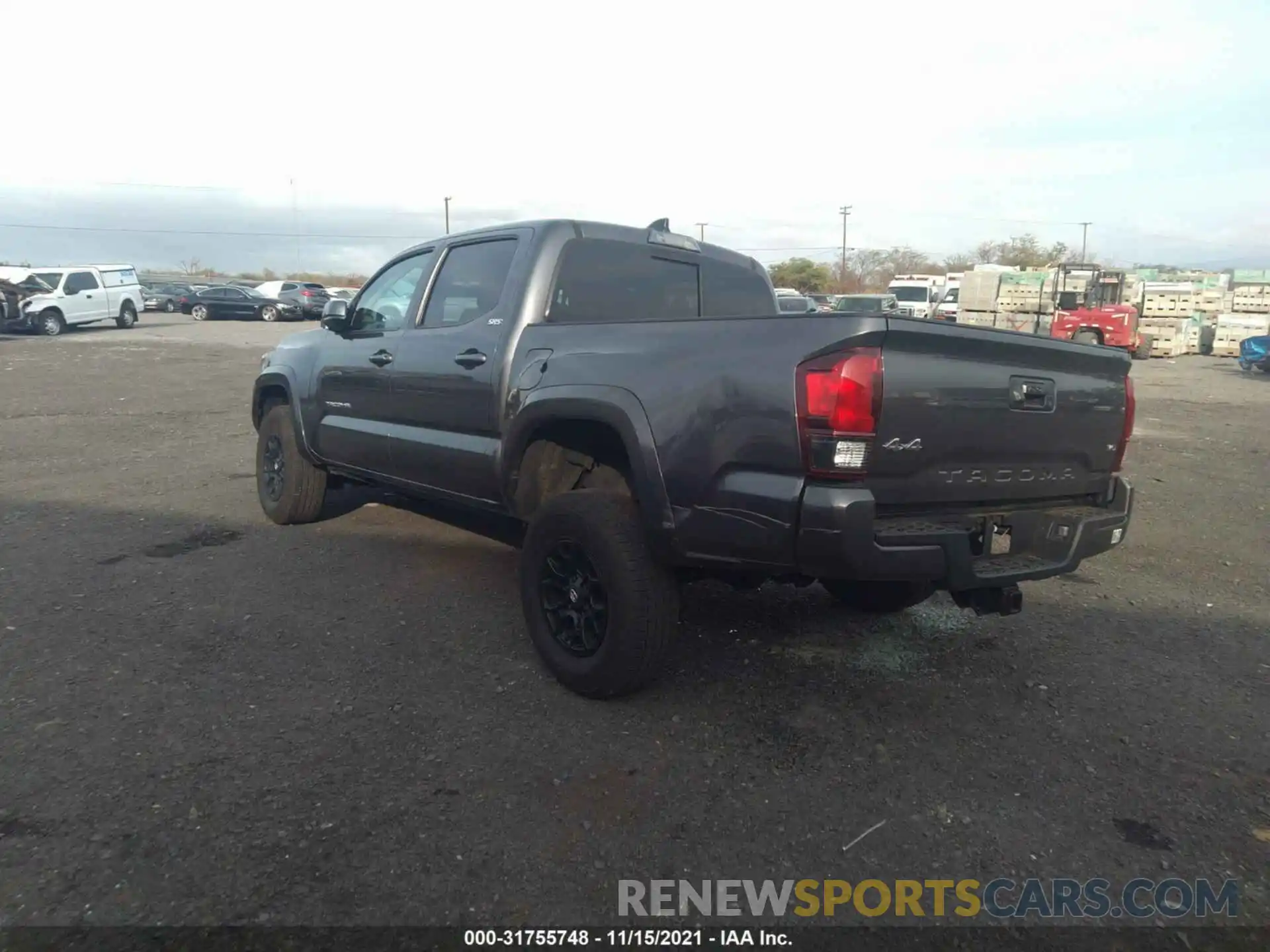 3 Photograph of a damaged car 3TYCZ5AN4MT035741 TOYOTA TACOMA 4WD 2021