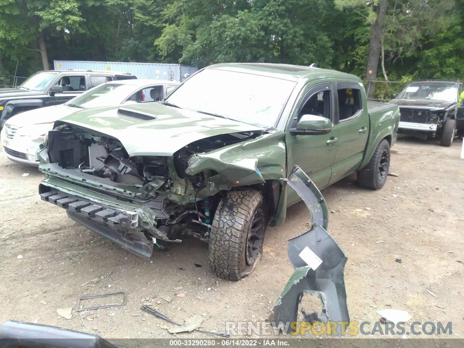 6 Photograph of a damaged car 3TYCZ5AN5MT009438 TOYOTA TACOMA 4WD 2021