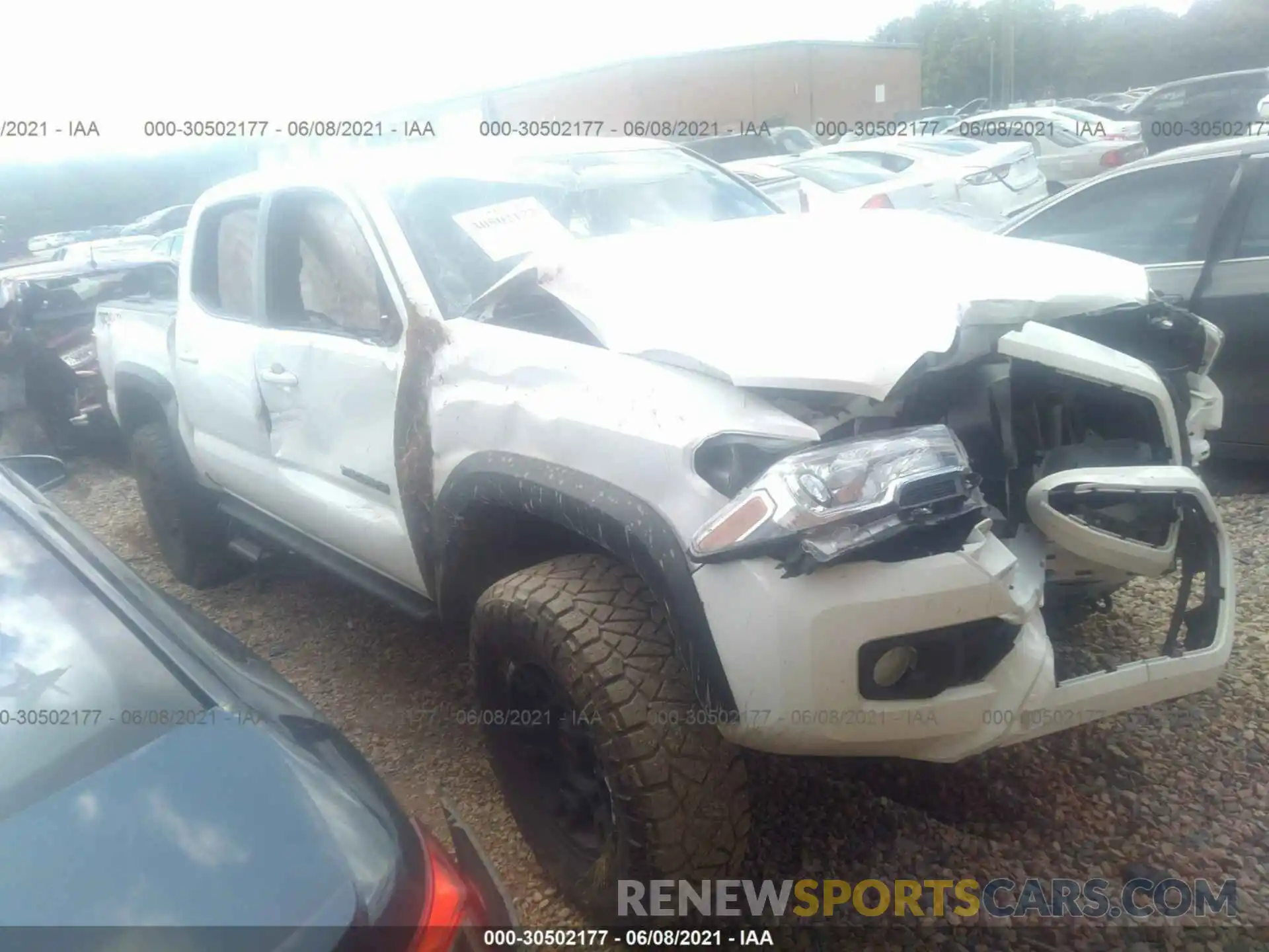 1 Photograph of a damaged car 3TYCZ5AN5MT011108 TOYOTA TACOMA 4WD 2021