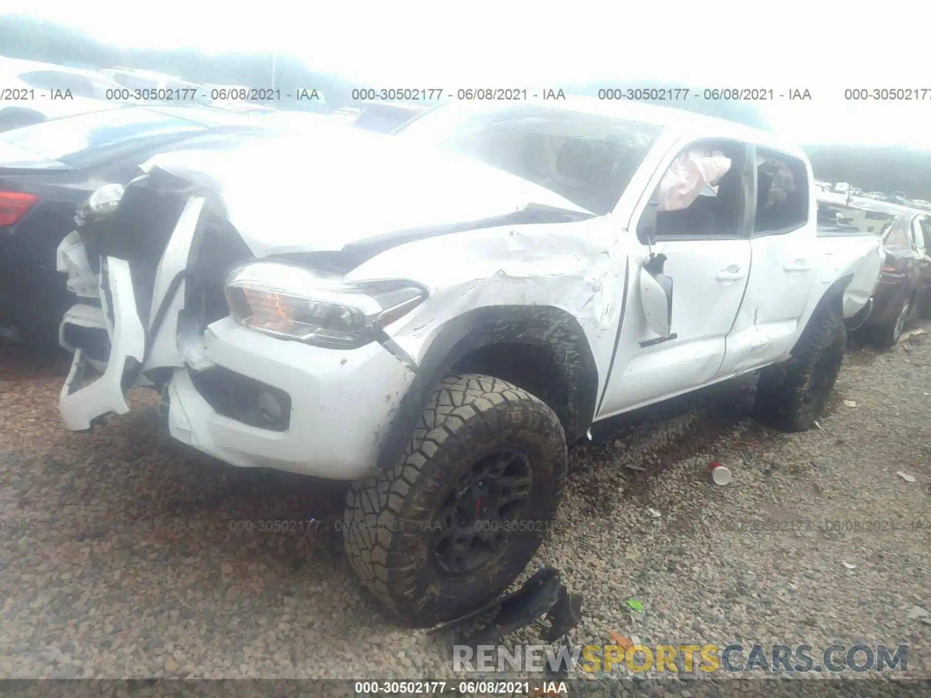 2 Photograph of a damaged car 3TYCZ5AN5MT011108 TOYOTA TACOMA 4WD 2021