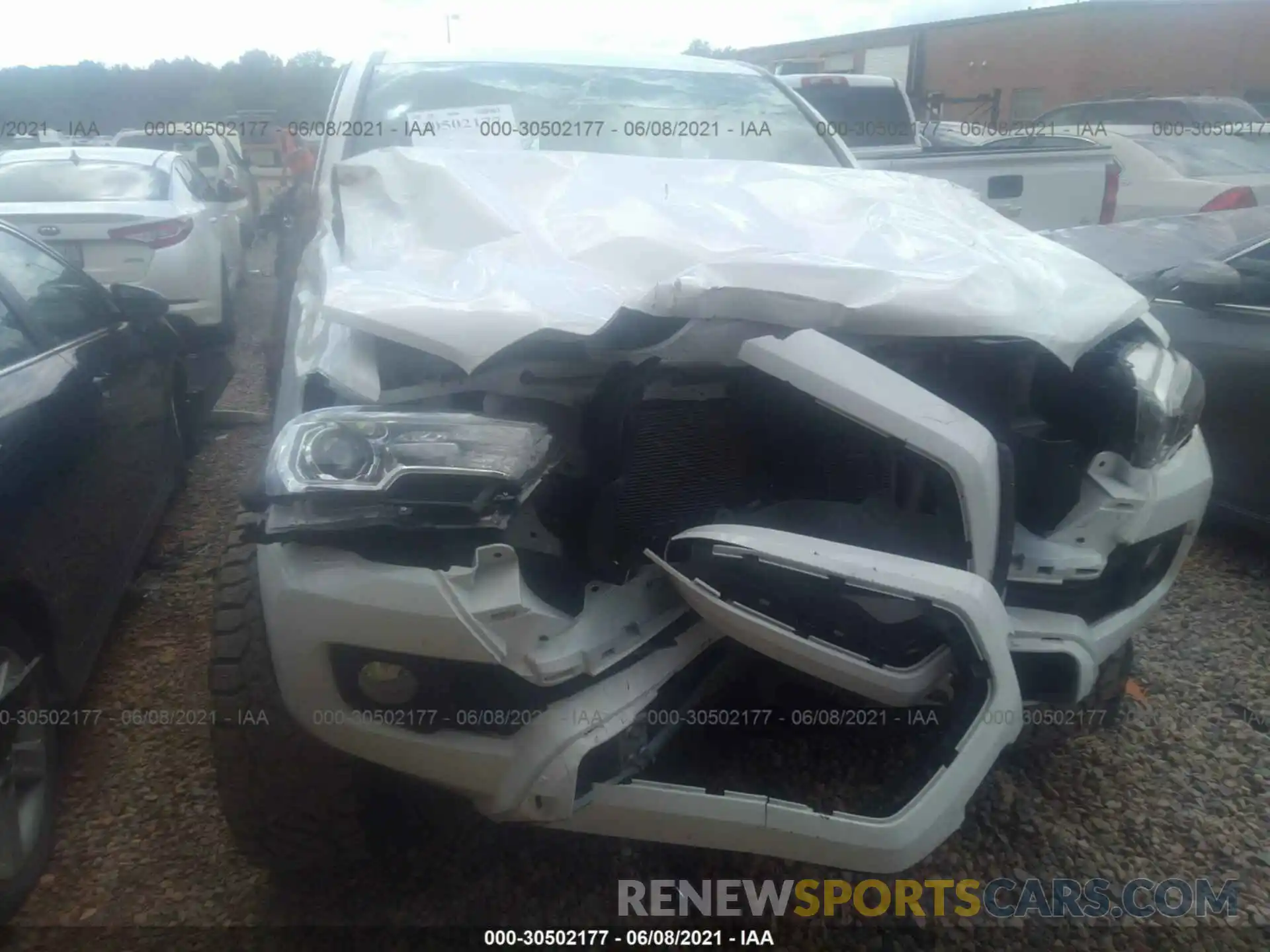 6 Photograph of a damaged car 3TYCZ5AN5MT011108 TOYOTA TACOMA 4WD 2021