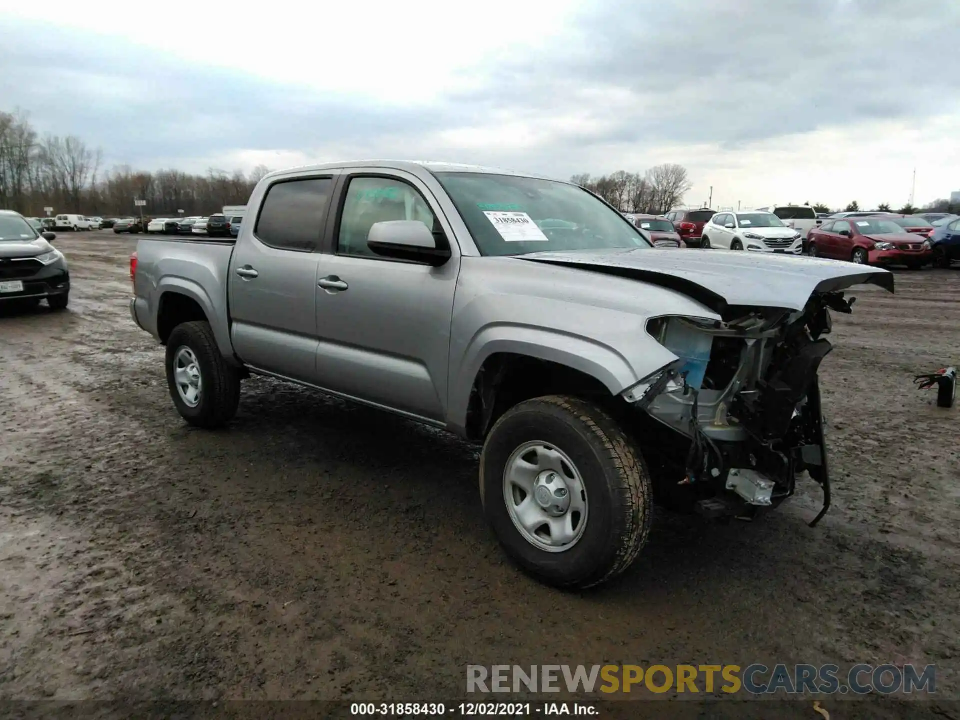 1 Photograph of a damaged car 3TYCZ5AN5MT021055 TOYOTA TACOMA 4WD 2021