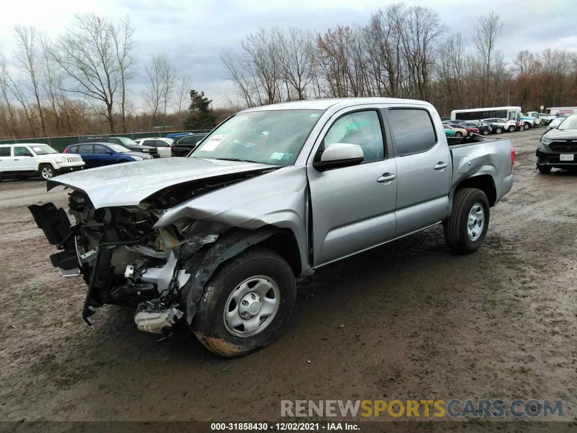 2 Photograph of a damaged car 3TYCZ5AN5MT021055 TOYOTA TACOMA 4WD 2021