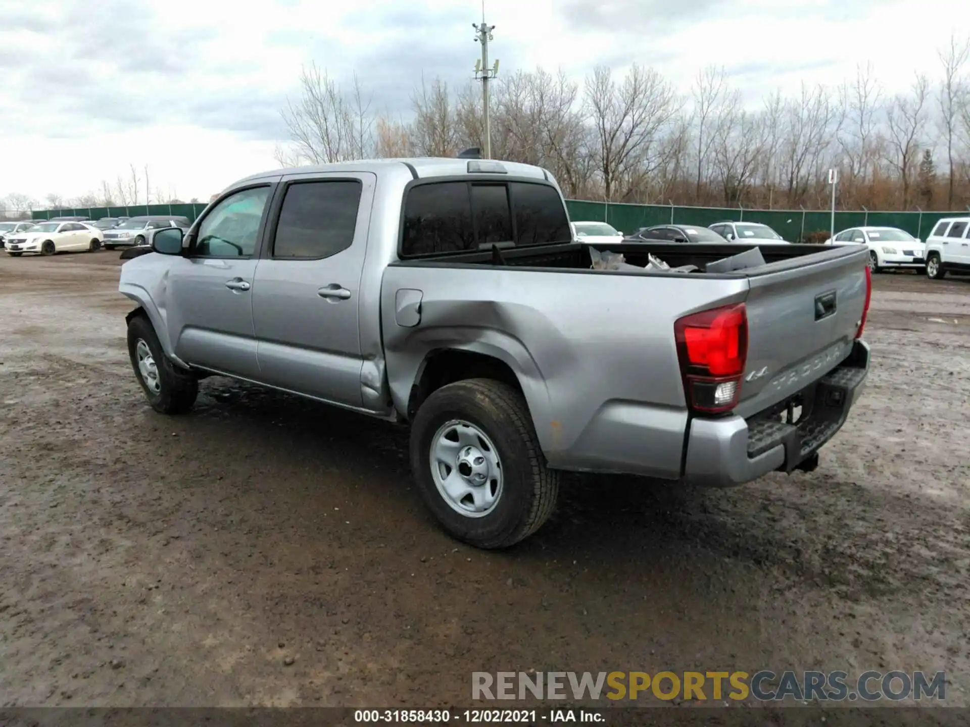 3 Photograph of a damaged car 3TYCZ5AN5MT021055 TOYOTA TACOMA 4WD 2021