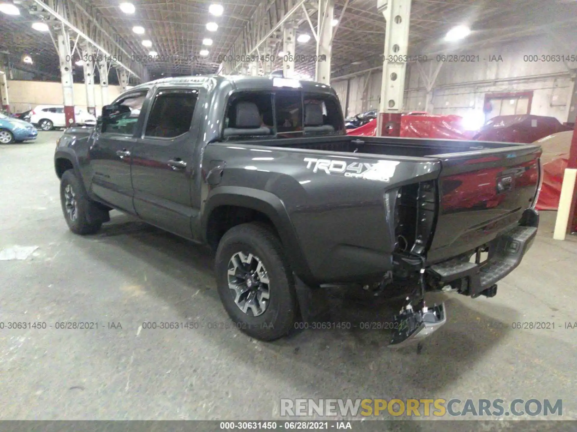 3 Photograph of a damaged car 3TYCZ5AN5MT027003 TOYOTA TACOMA 4WD 2021