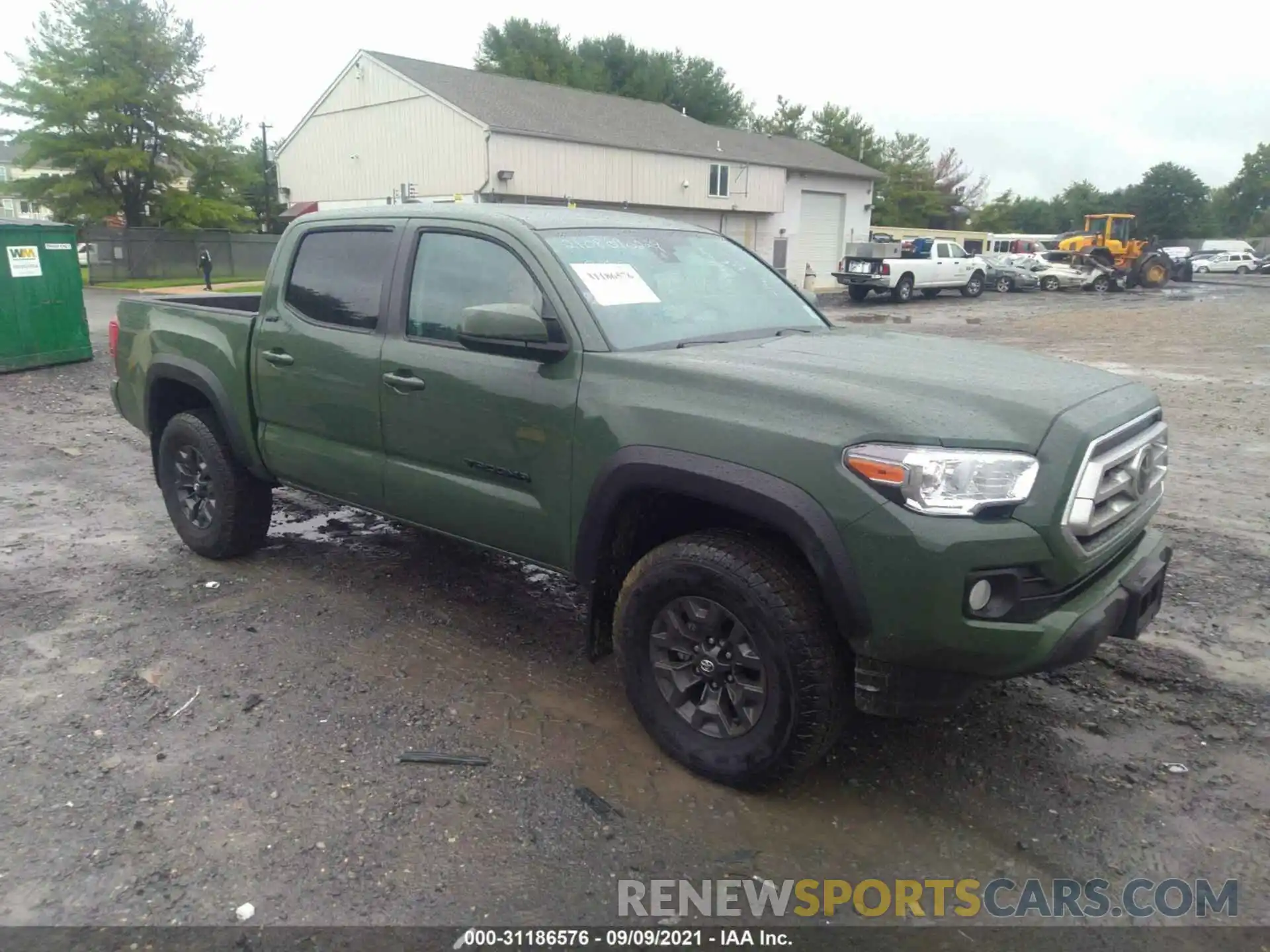 1 Photograph of a damaged car 3TYCZ5AN5MT030466 TOYOTA TACOMA 4WD 2021