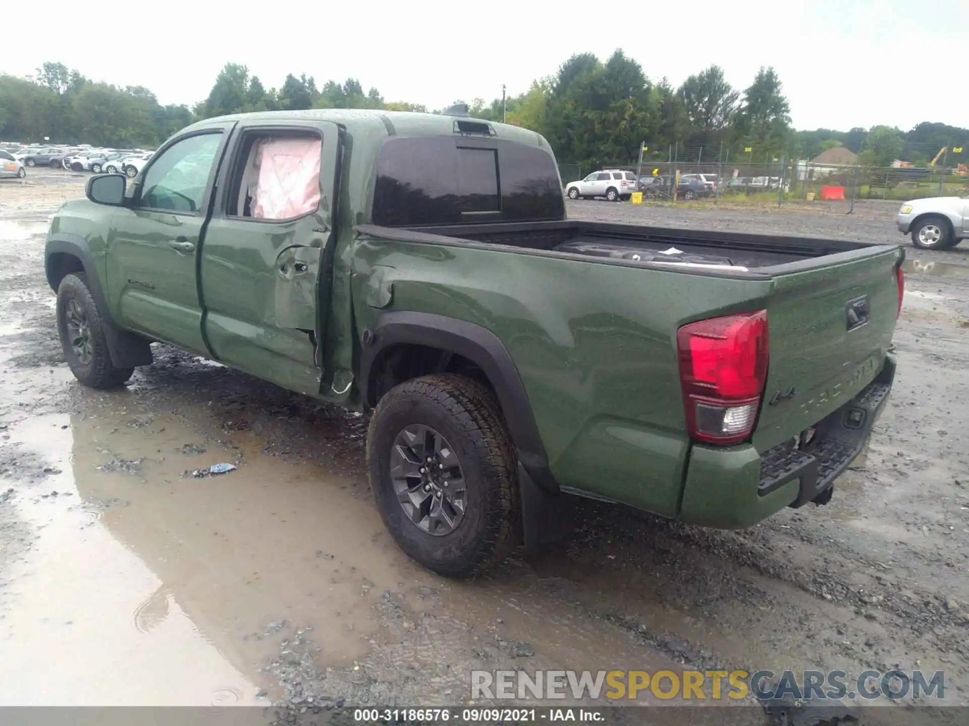 3 Photograph of a damaged car 3TYCZ5AN5MT030466 TOYOTA TACOMA 4WD 2021