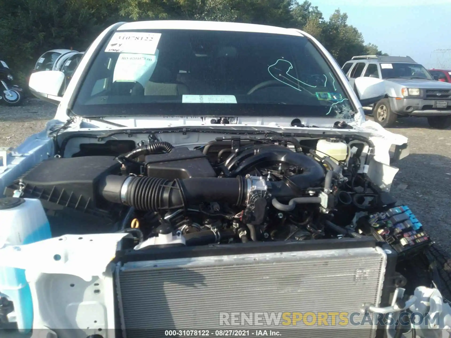 10 Photograph of a damaged car 3TYCZ5AN5MT034100 TOYOTA TACOMA 4WD 2021