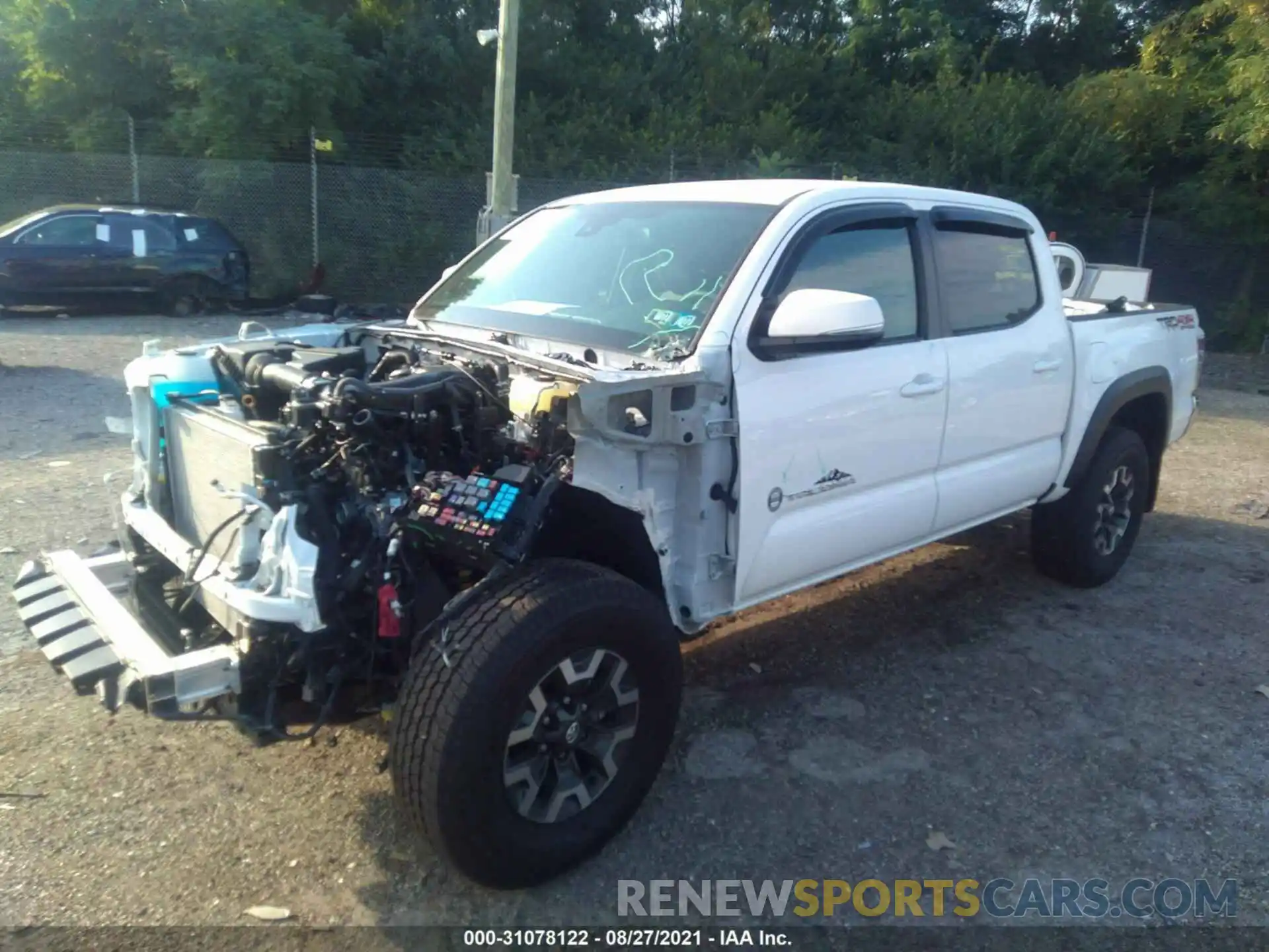 2 Photograph of a damaged car 3TYCZ5AN5MT034100 TOYOTA TACOMA 4WD 2021