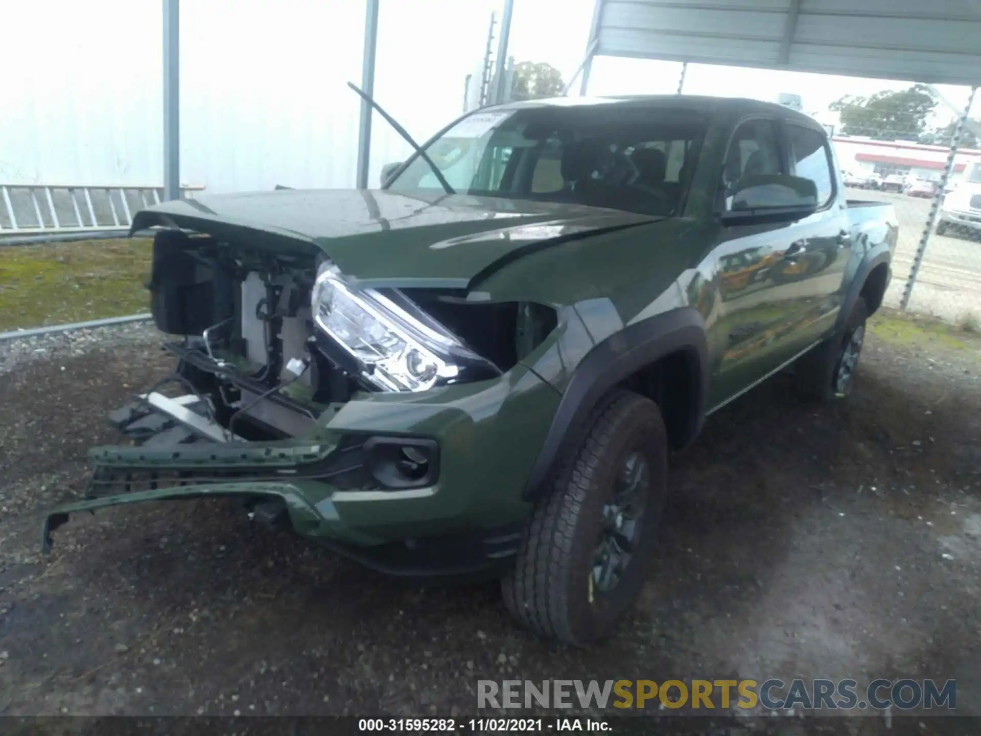 2 Photograph of a damaged car 3TYCZ5AN5MT045906 TOYOTA TACOMA 4WD 2021