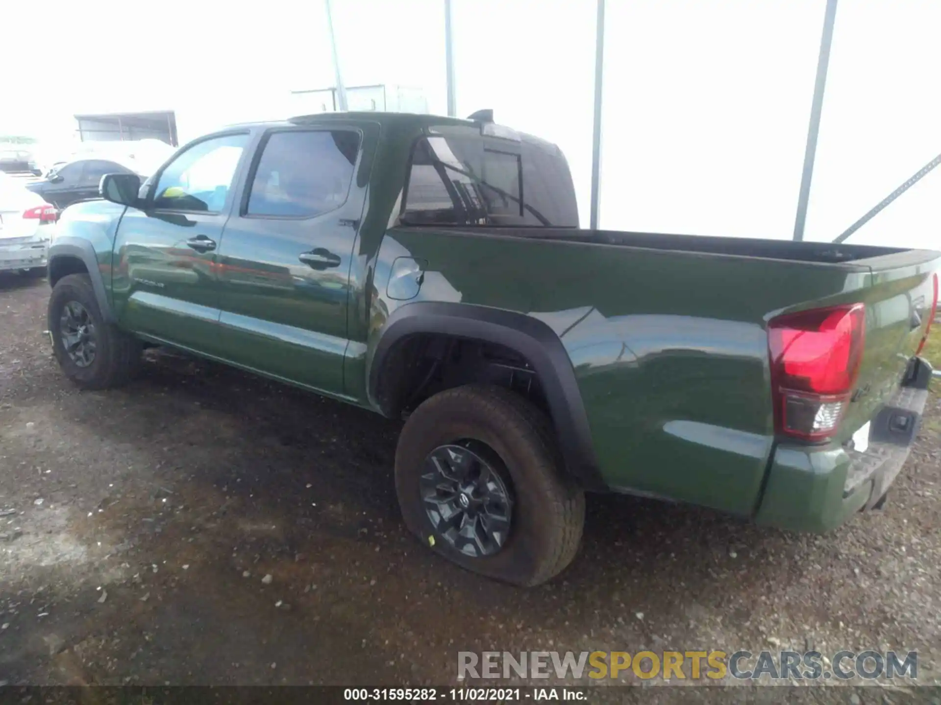 3 Photograph of a damaged car 3TYCZ5AN5MT045906 TOYOTA TACOMA 4WD 2021